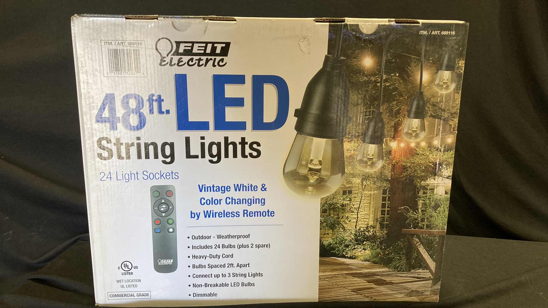 Photo 1 of NEW FEIT ELECTRIC LED STRING LIGHTS W REMOTE 48”