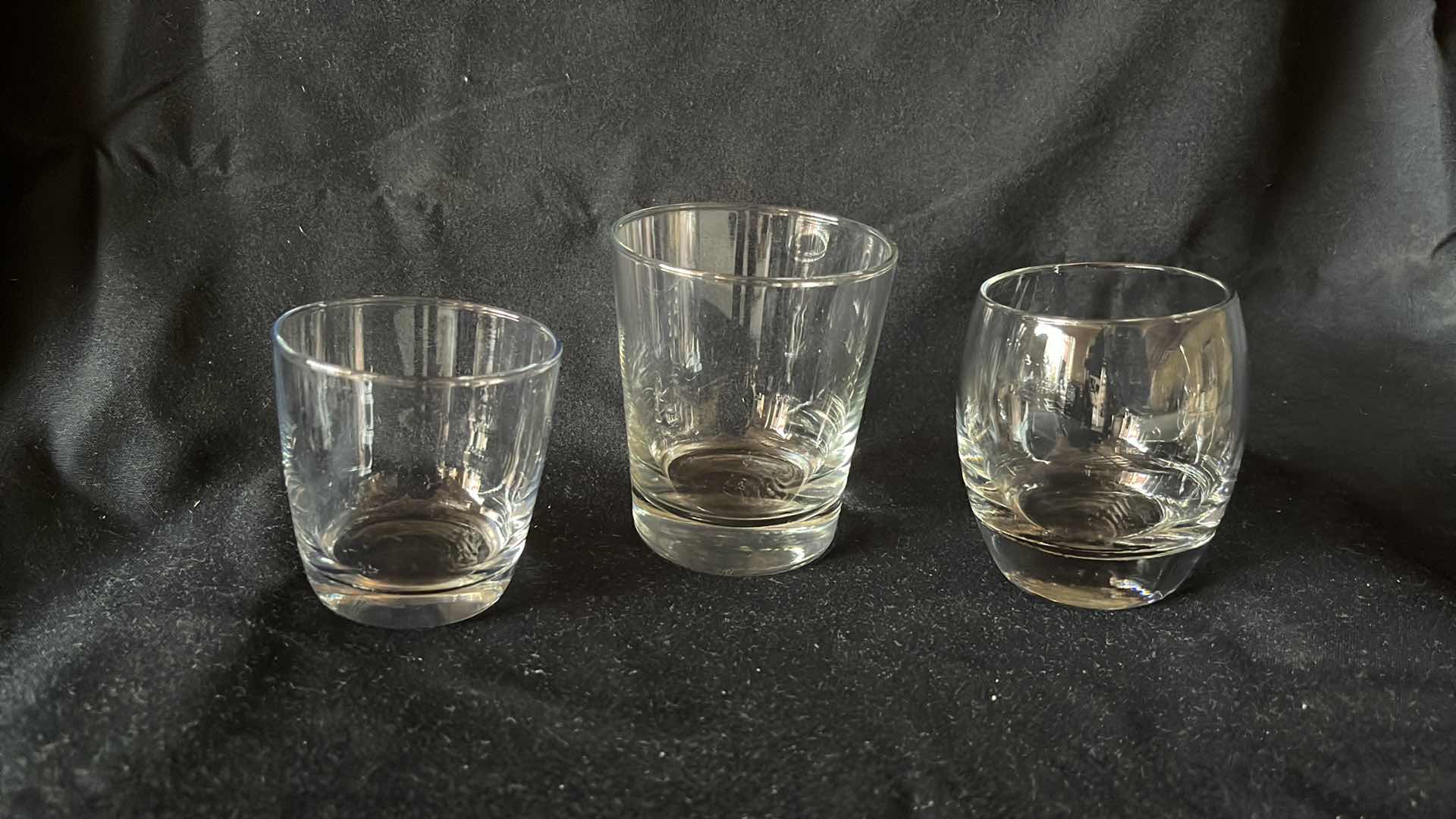 Photo 1 of COCKTAIL GLASSES VARIOUS STYLES 3”- 4” W CRATE (35)
