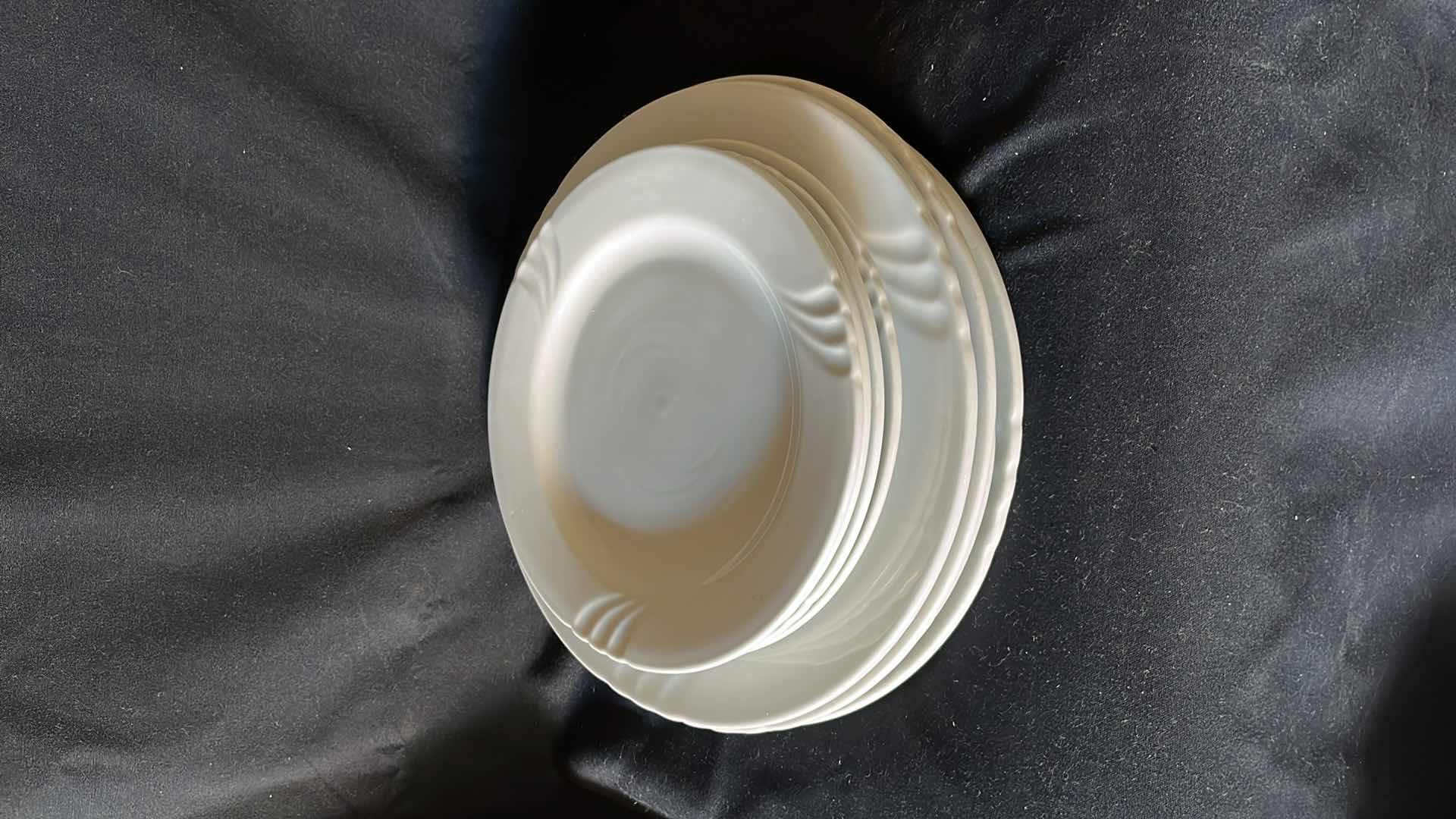 Photo 2 of BRIANA REGO FINE PORCELAIN DINNER PLATES AND SALAD PLATES (SETS OF 4)