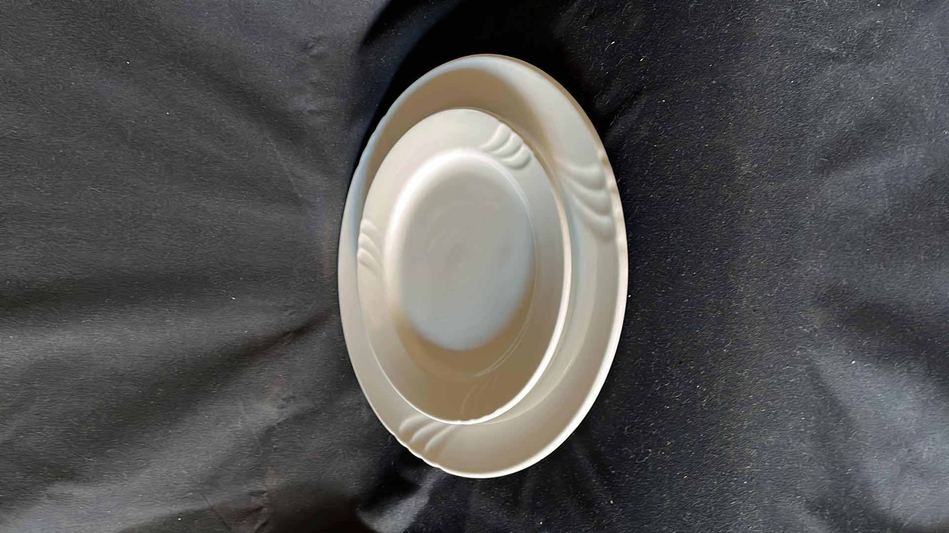 Photo 3 of BRIANA REGO FINE PORCELAIN DINNER PLATES AND SALAD PLATES (SETS OF 4)