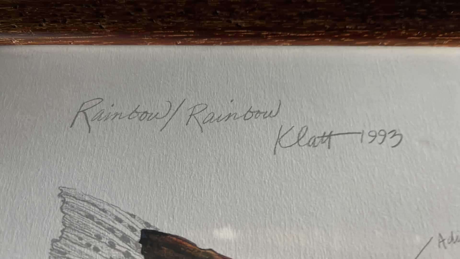 Photo 4 of RAINBOW TROUT ANATOMY ART SIGNED BY KLATT 1993 34.75” X 26”