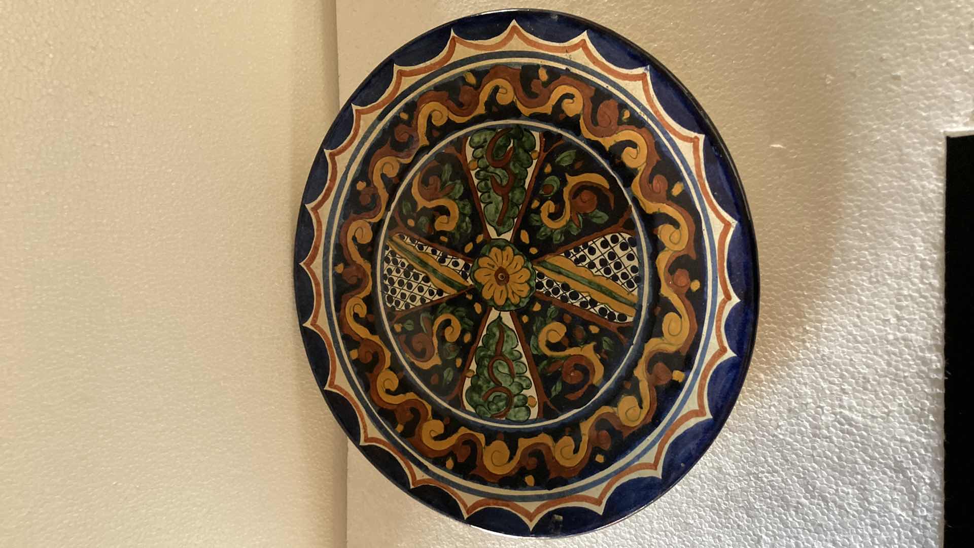 Photo 1 of MEXICAN CERAMIC ROUND PLATTER 17”