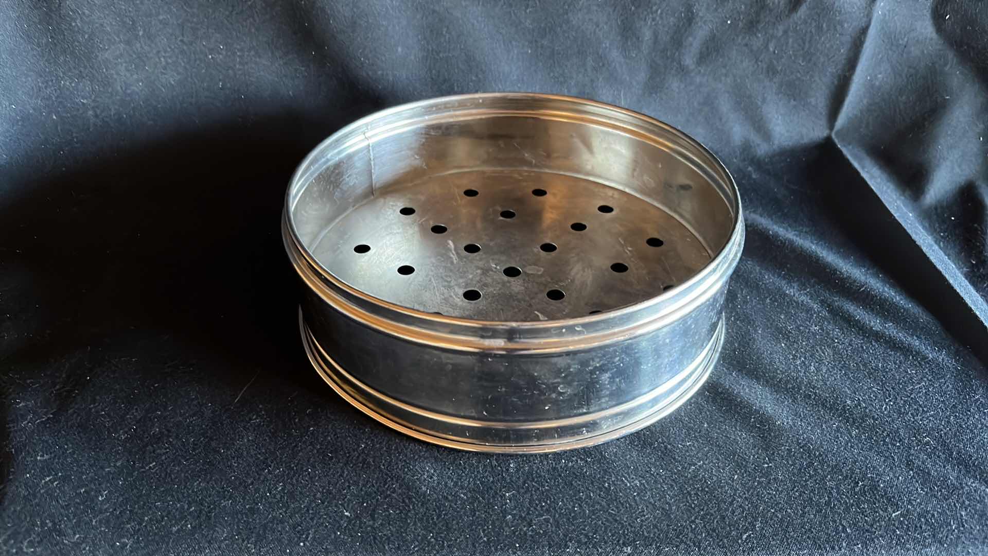 Photo 1 of Stainless Steel Dim Sum Steamer 8” X 2.5” (3)