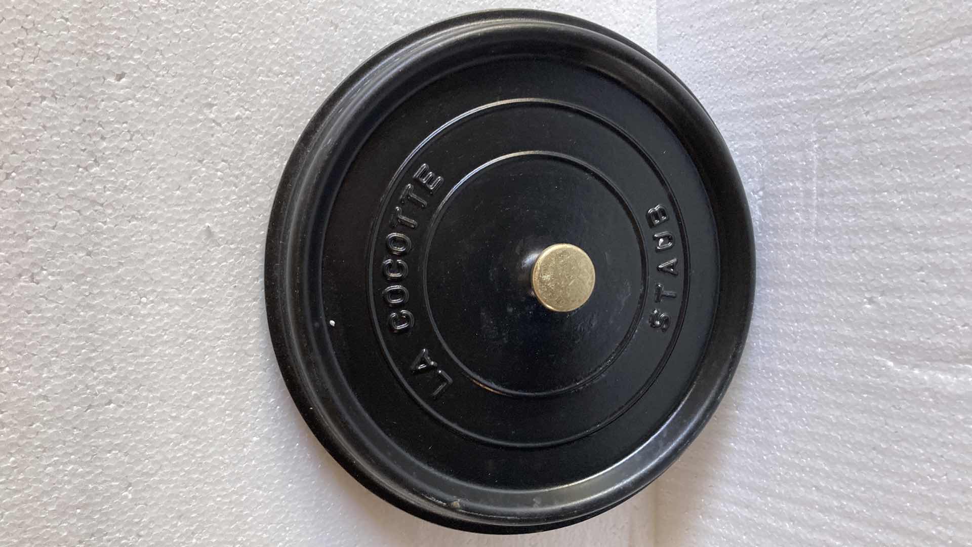 Photo 4 of LA COCOTTE STAUB REPLACEMENT LIDS (3) 11.75”