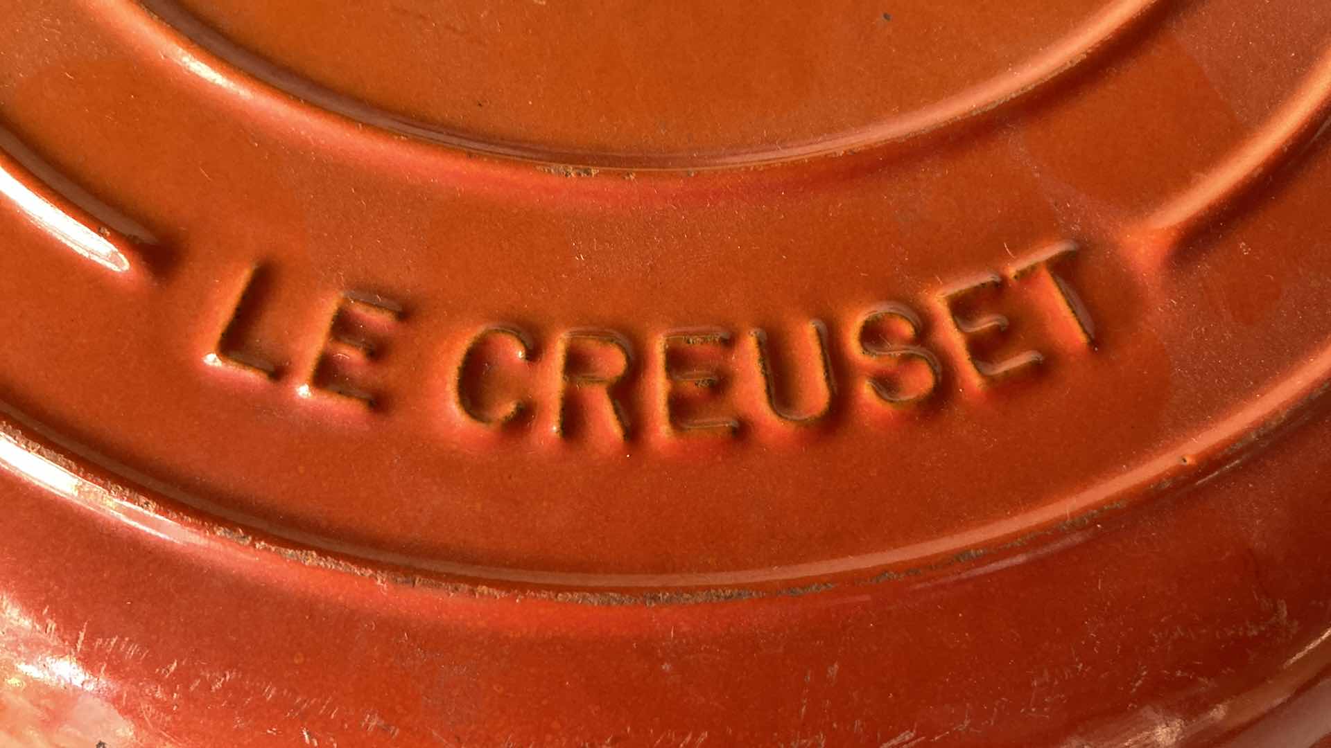 Photo 5 of LE CREUSET 12” TWO TONE PAN W LID