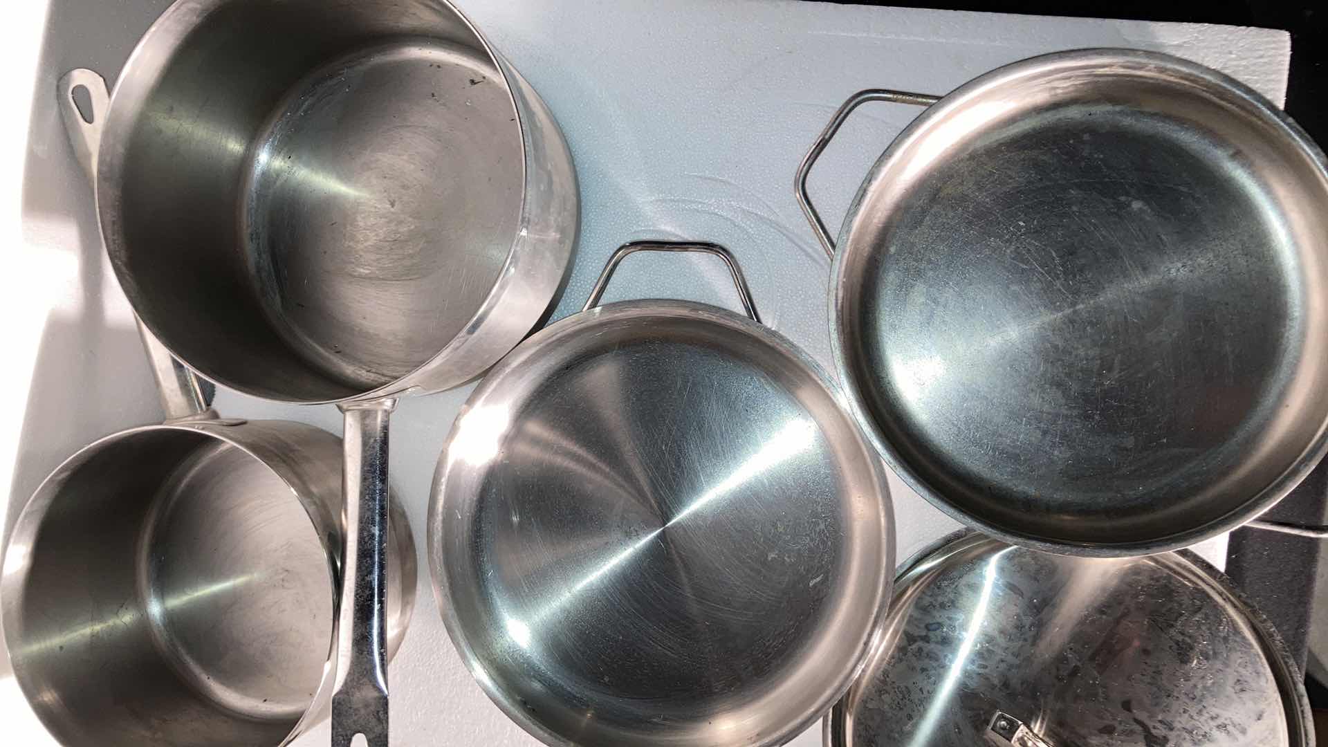 Photo 3 of COMMERCIAL KITCHEN GRADE 9”-13”POT AND PAN SET (4)