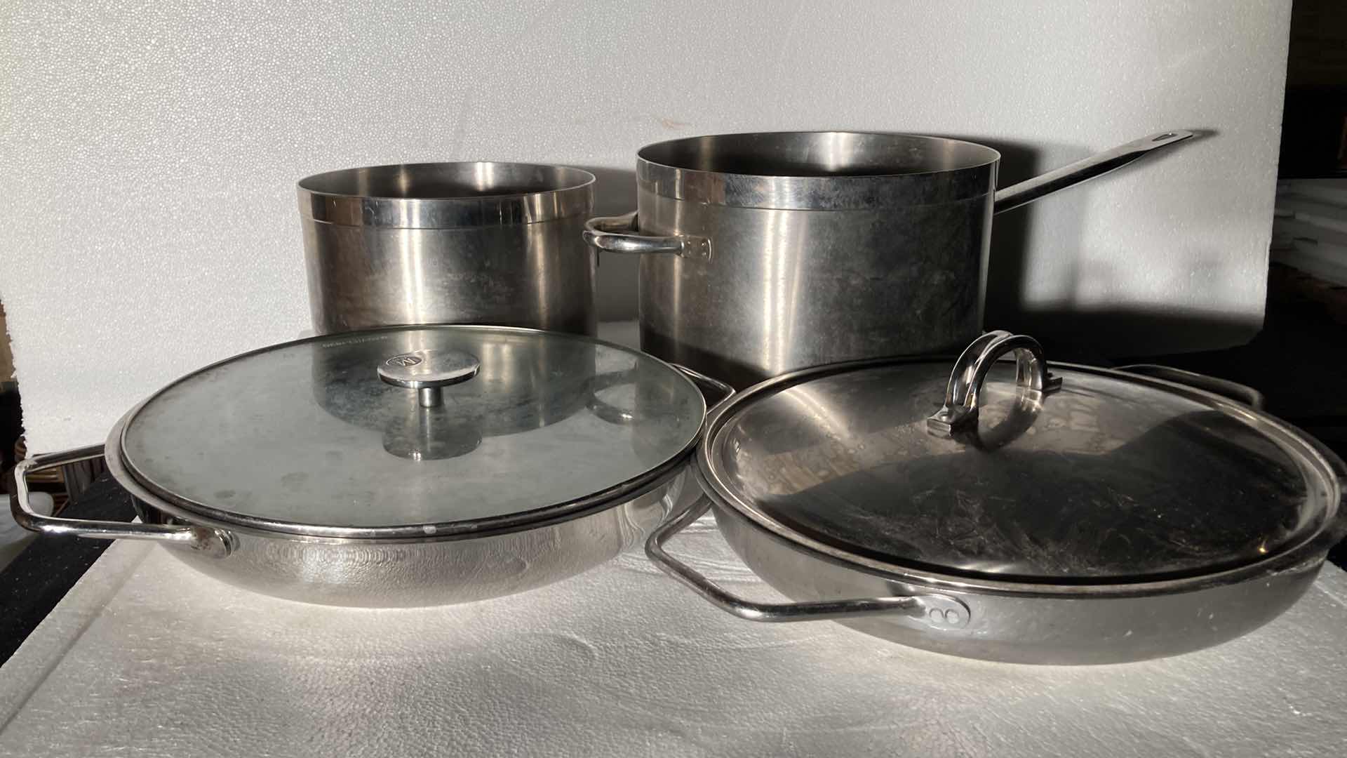 Photo 1 of COMMERCIAL KITCHEN GRADE 9”-13”POT AND PAN SET (4)