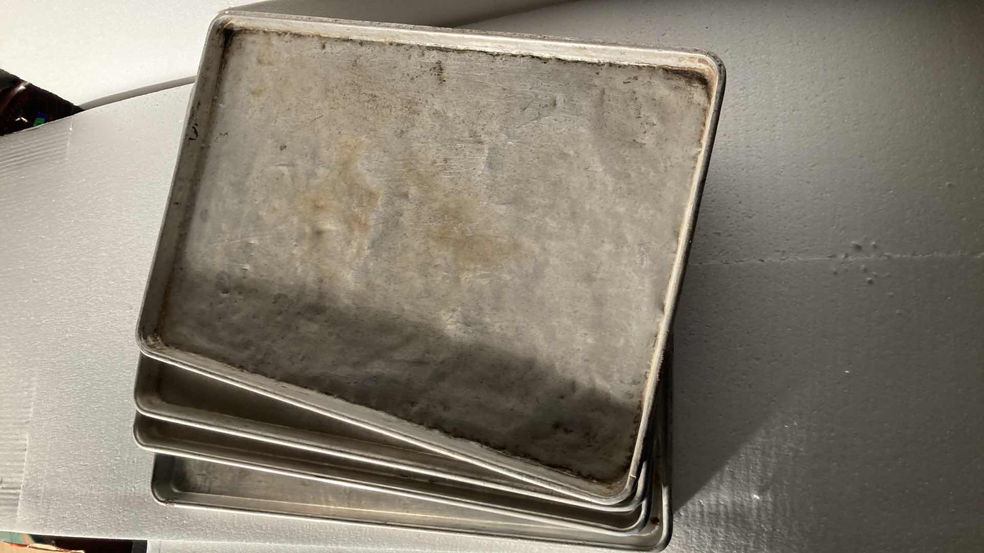 Photo 2 of SHEET PANS (4) 25.75” X 17.75”
