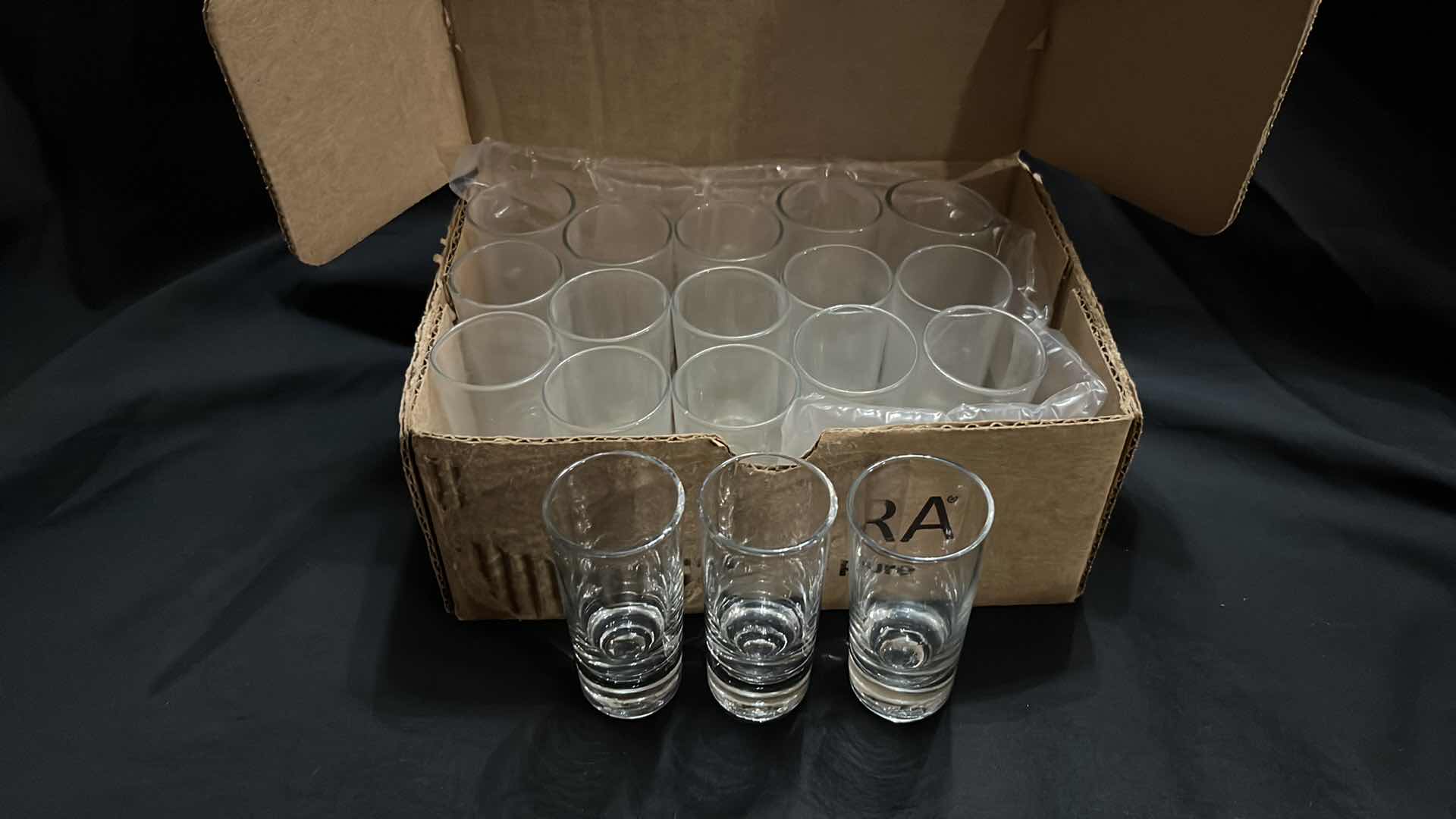 Photo 3 of CLEAR SHOT GLASS WITH HEAVY BASE 1.2 OZ, 1.25” X 3” (18)