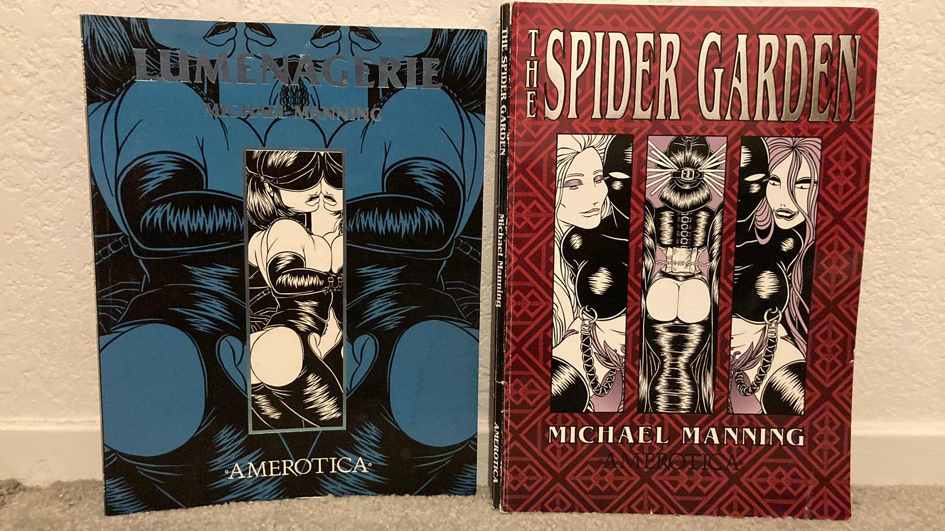 Photo 1 of LUMENAGERIE & THE SPIDER GARDEN AMEROTICA GRAPHIC NOVELS BY MICHAEL MANNING (2)
