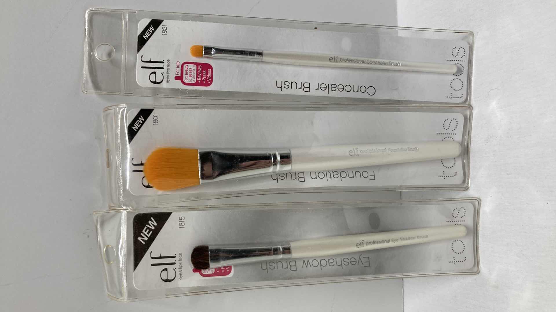 Photo 3 of NEW ELF MAKEUP BRUSHES (6)