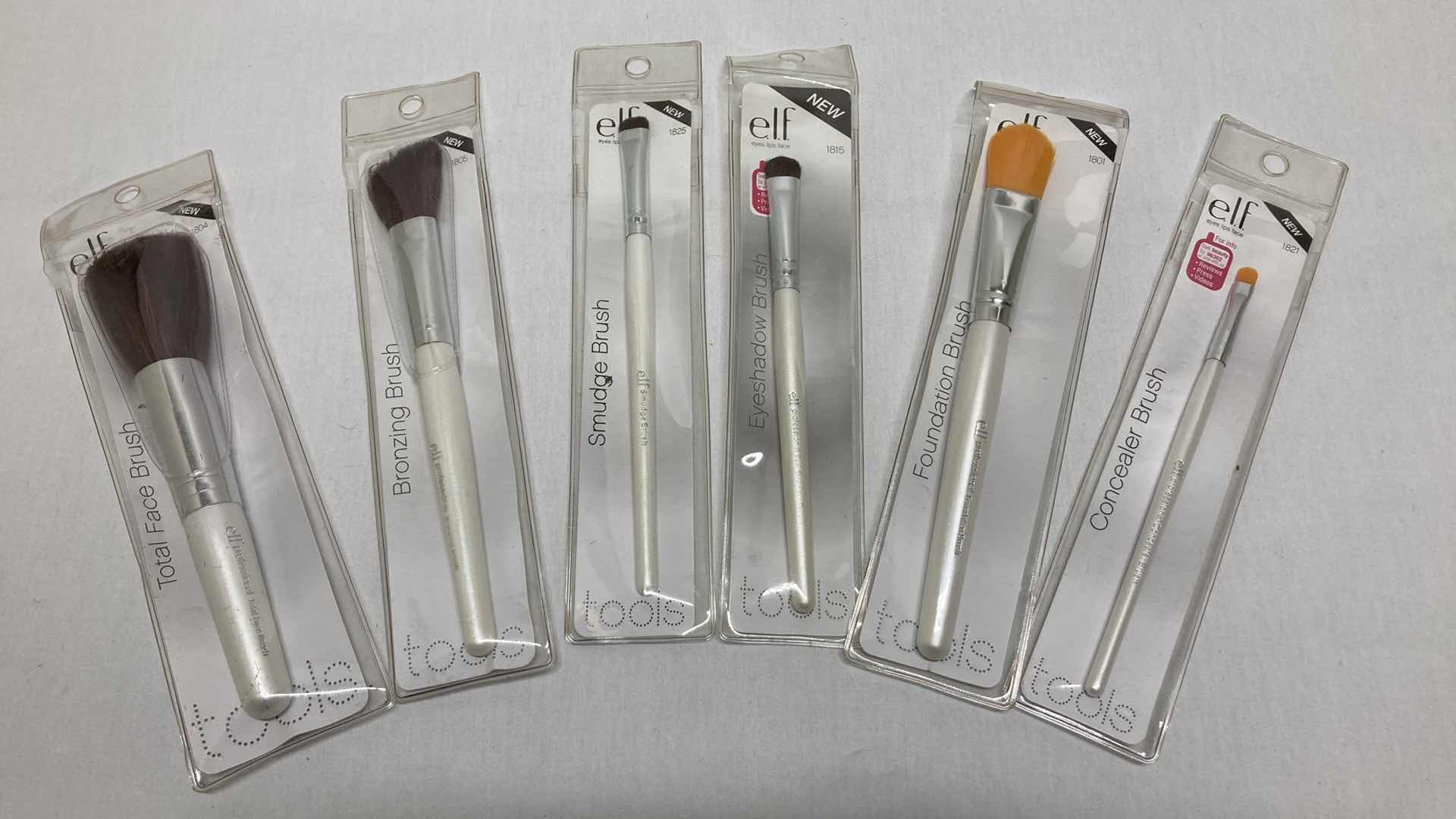 Photo 1 of NEW ELF MAKEUP BRUSHES (6)