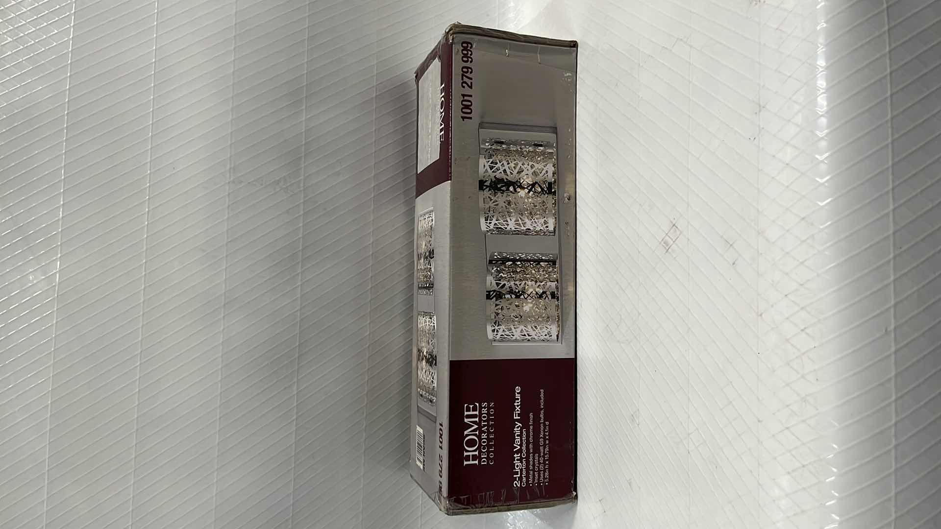 Photo 1 of NIB HOME COLLECTORS COLLECTION 2-LIGHT VANITY FIXTURE IN CHROME FINISH, CARTERTON COLLECTION (#1001 279 999)