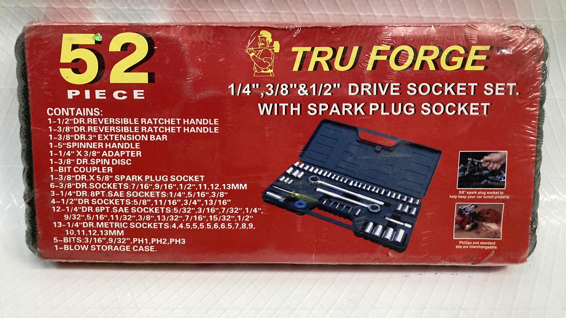 Photo 1 of NEW TRU FORGE 52PC DRIVE SOCKET SET