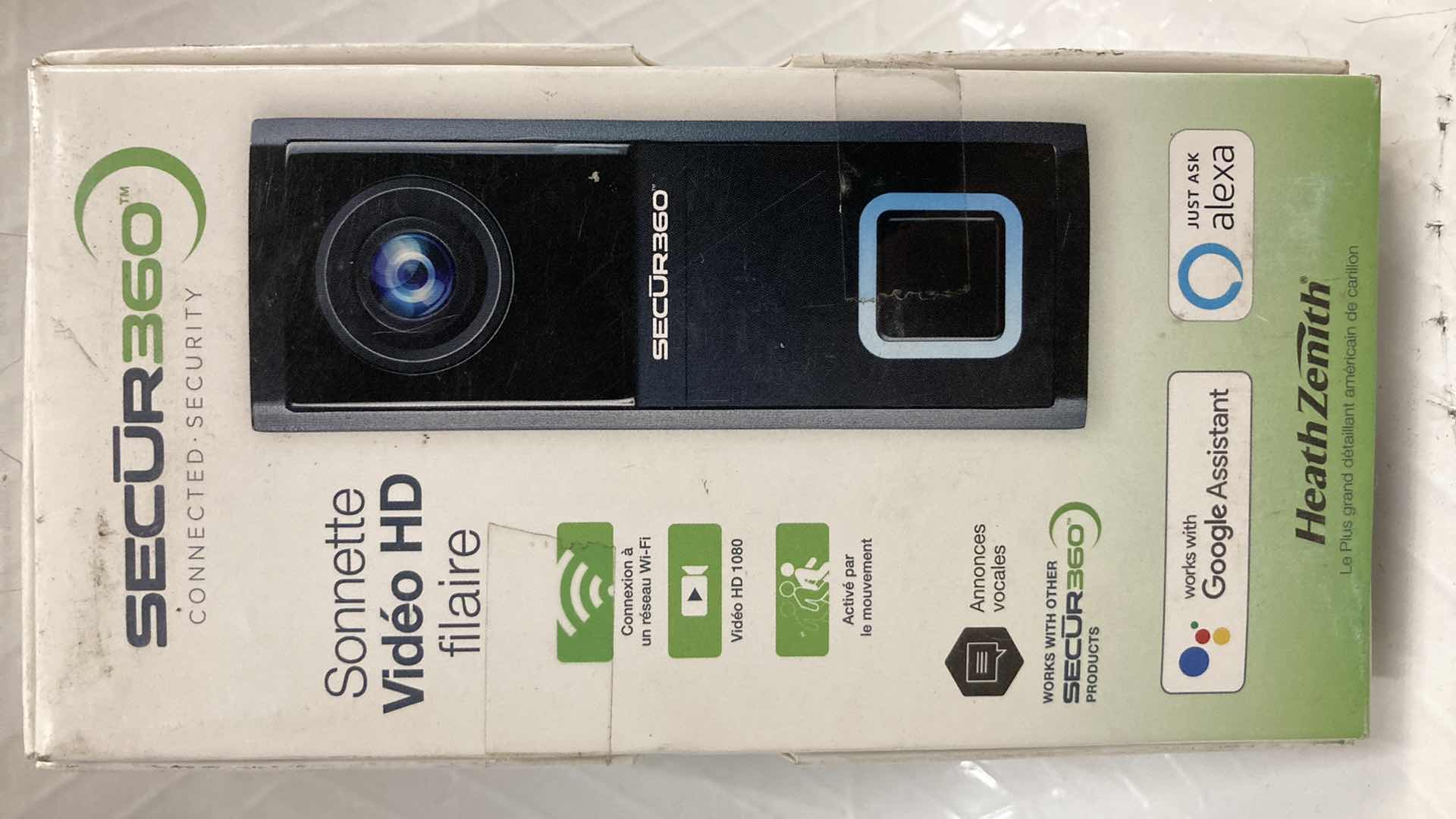 Photo 1 of NEW HEATH ZENITH SECUR360 WIRED VIDEO DOORBELL