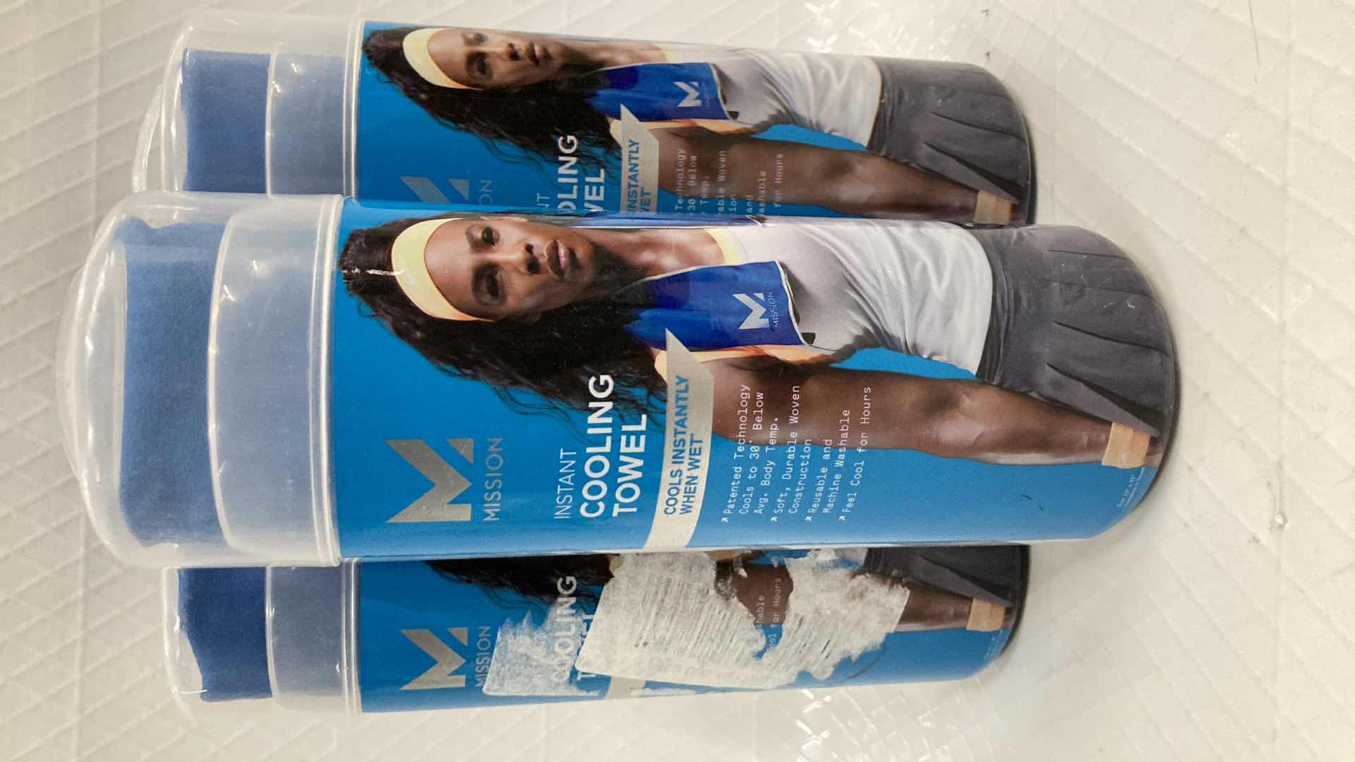 Photo 1 of NEW MISSION INSTANT COOLING TOWELS (3)