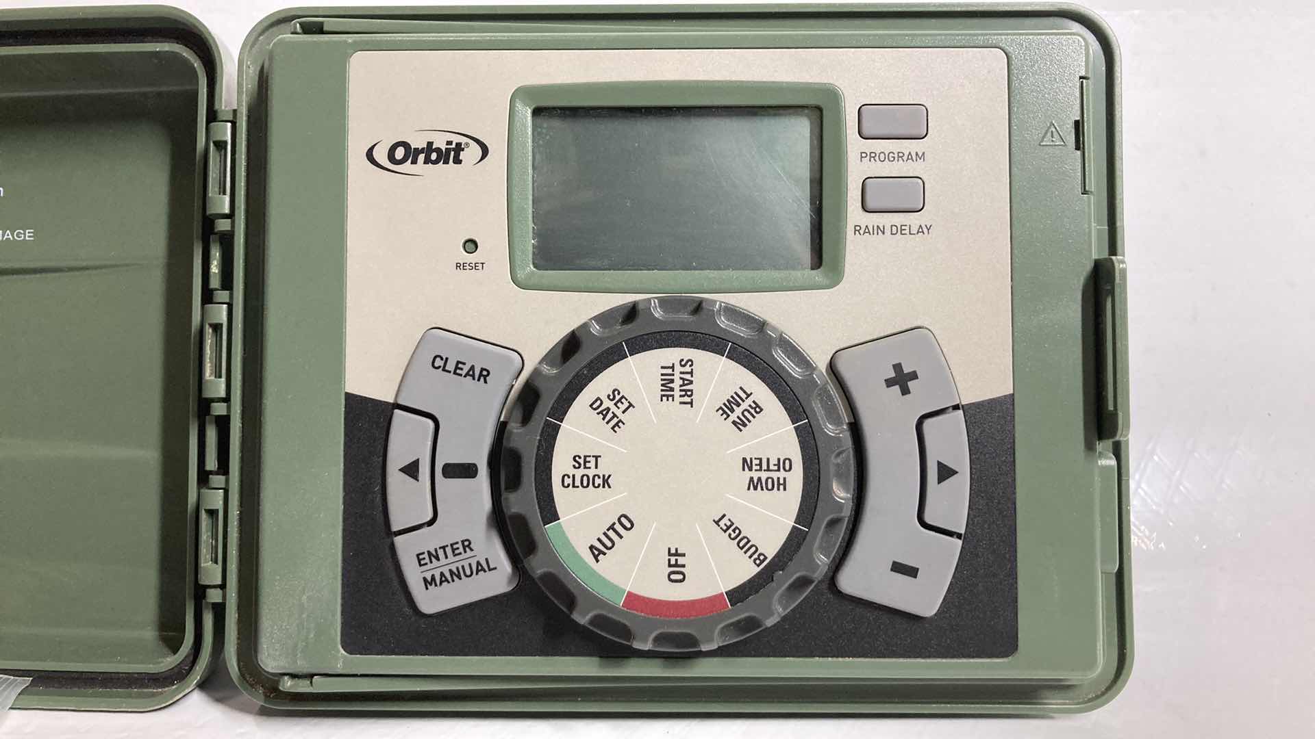 Photo 2 of NEW ORBIT EASY SET LOGIC 4 STATION SPRINKLER TIMER MODEL 57894