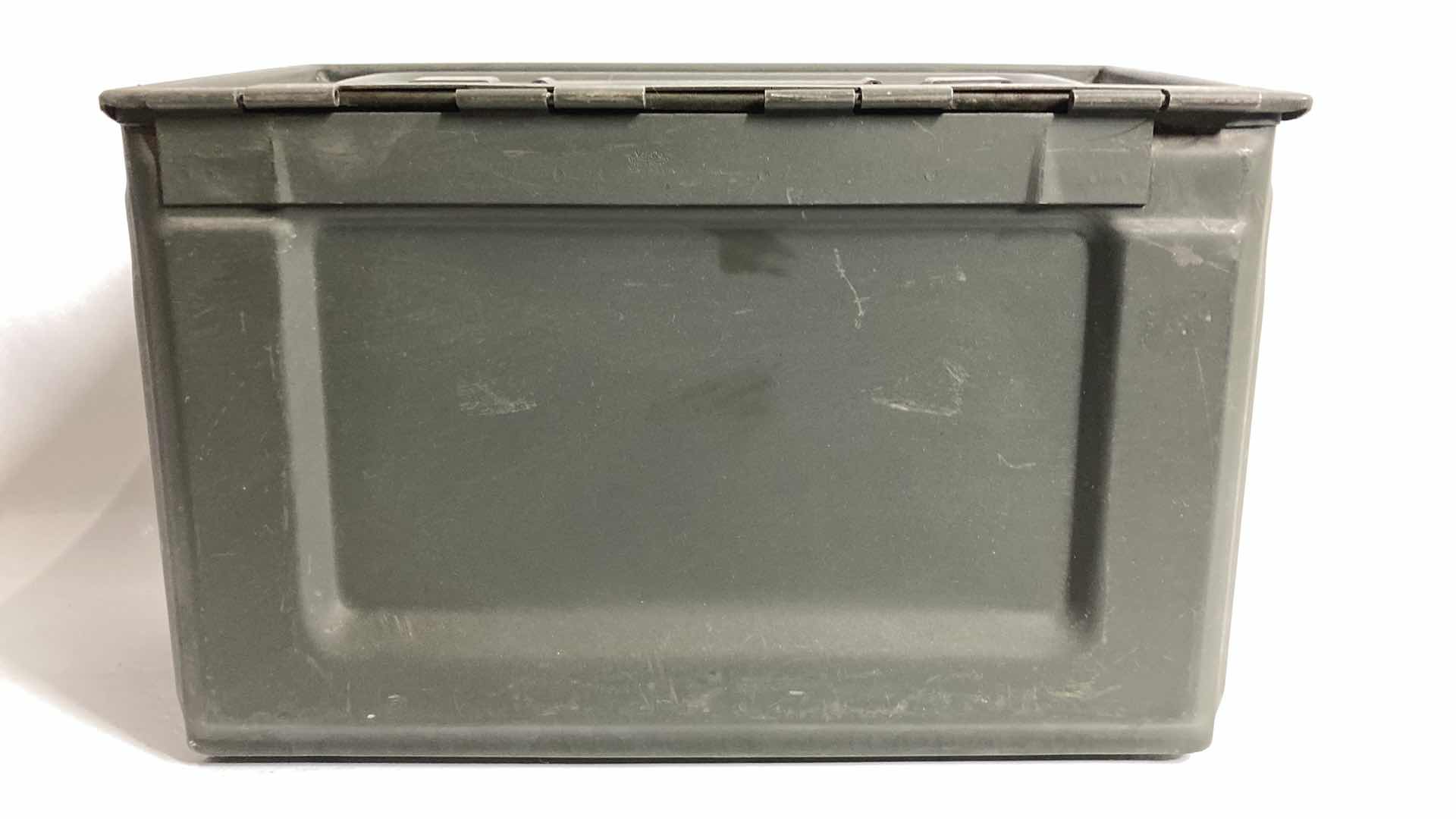 Photo 3 of US 50CAL M2 STEEL AMMO STORAGE BOX 6” X 12” H7”