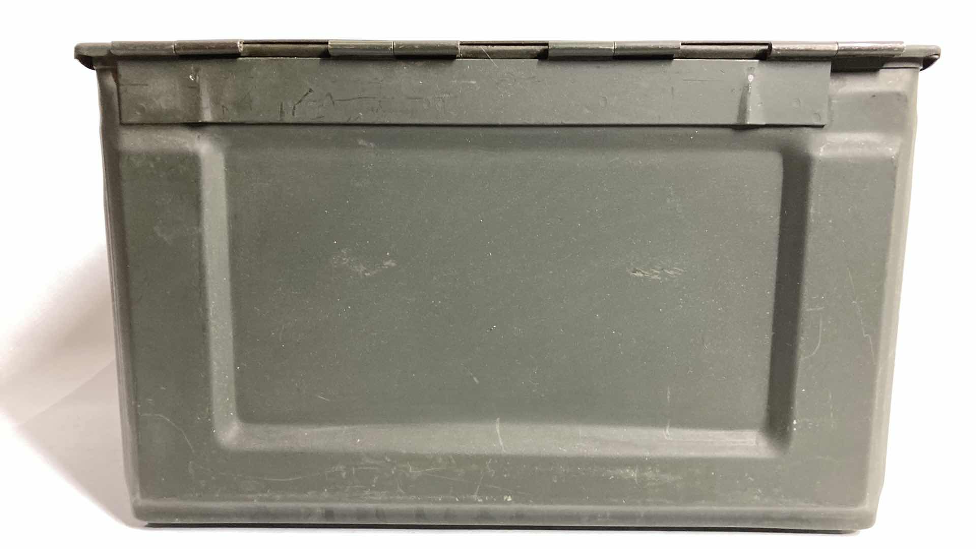 Photo 3 of US 50CAL M2 STEEL AMMO STORAGE BOX 6” X 12” H7”