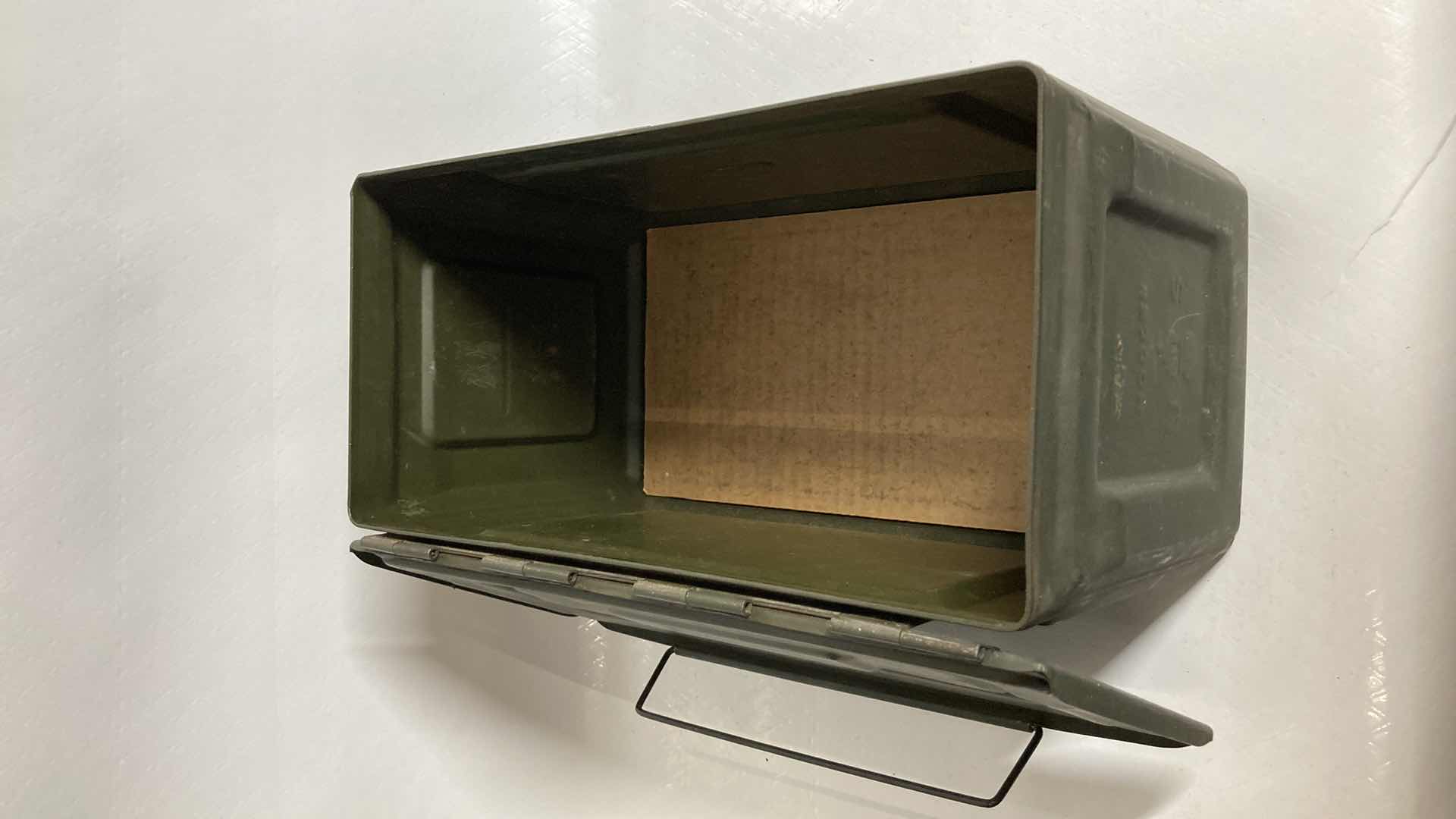 Photo 5 of US 50CAL M2 STEEL AMMO STORAGE BOX 6” X 12” H7”