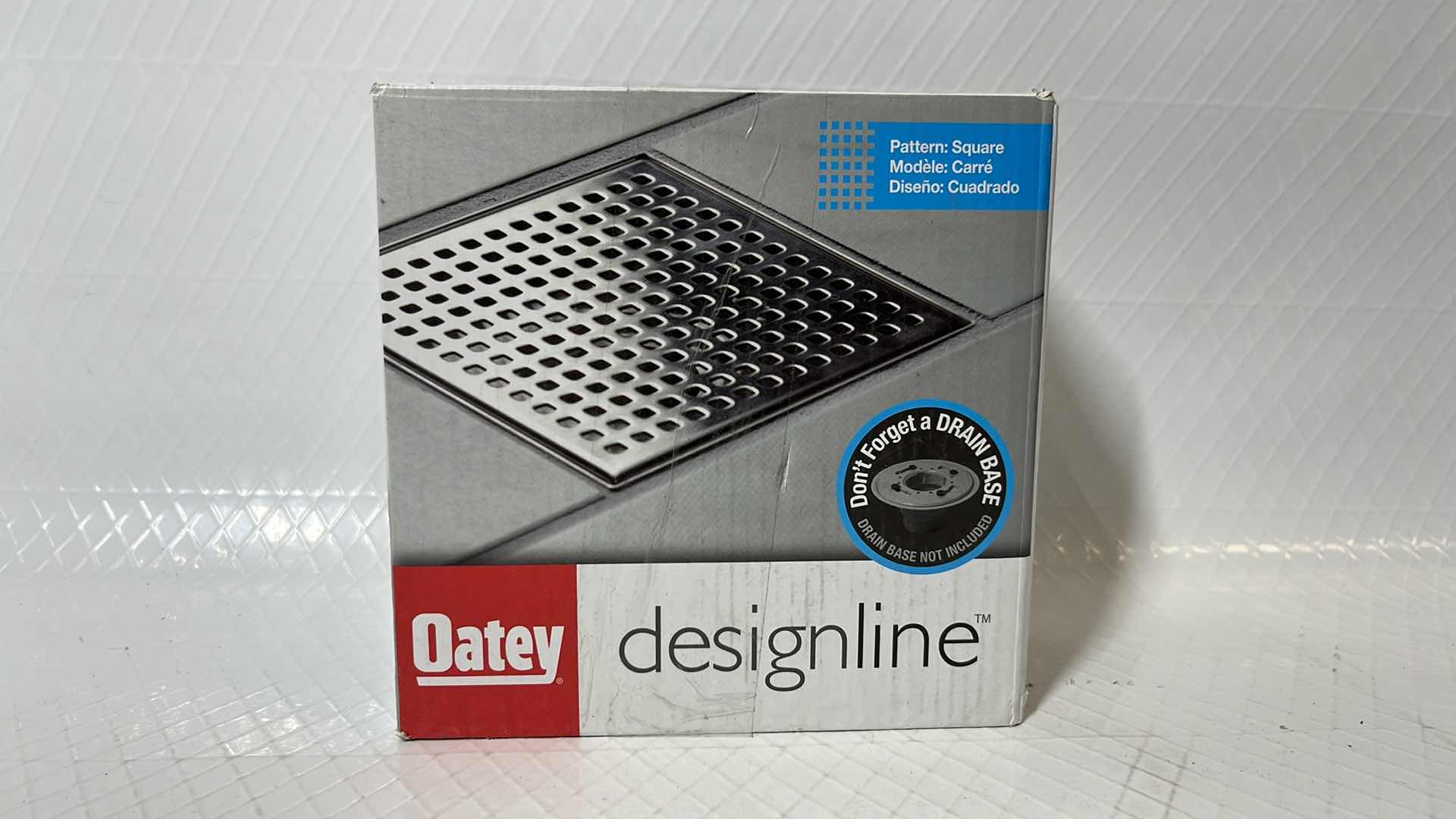 Photo 1 of NEW OATEY DESIGNLINE 6” x 6” SQUARE PATTERN GRATE DRAIN KIT