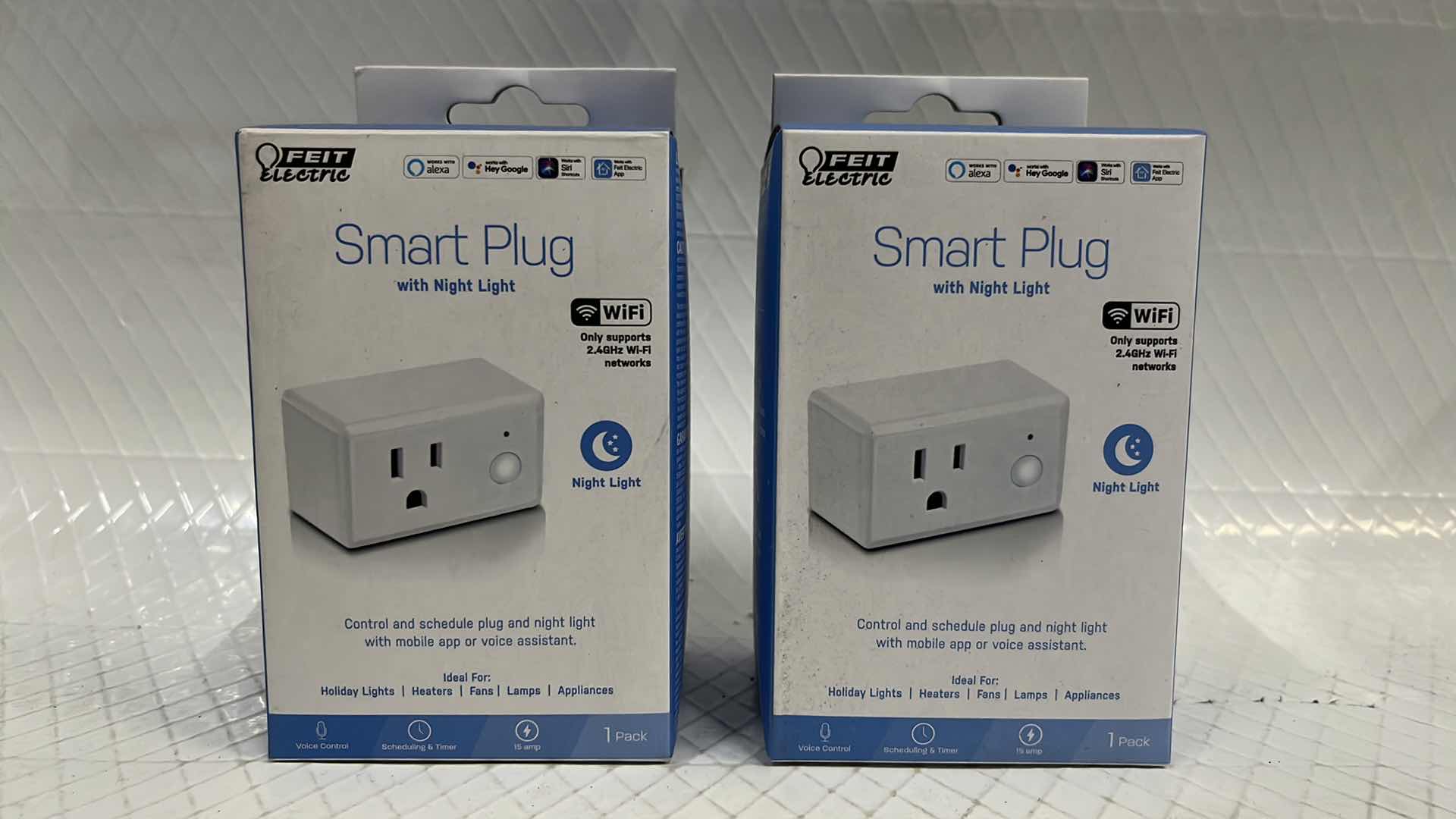 Photo 1 of 2- NEW FEIT ELECTRIC SMART PLUG W NIGHT LIGHT