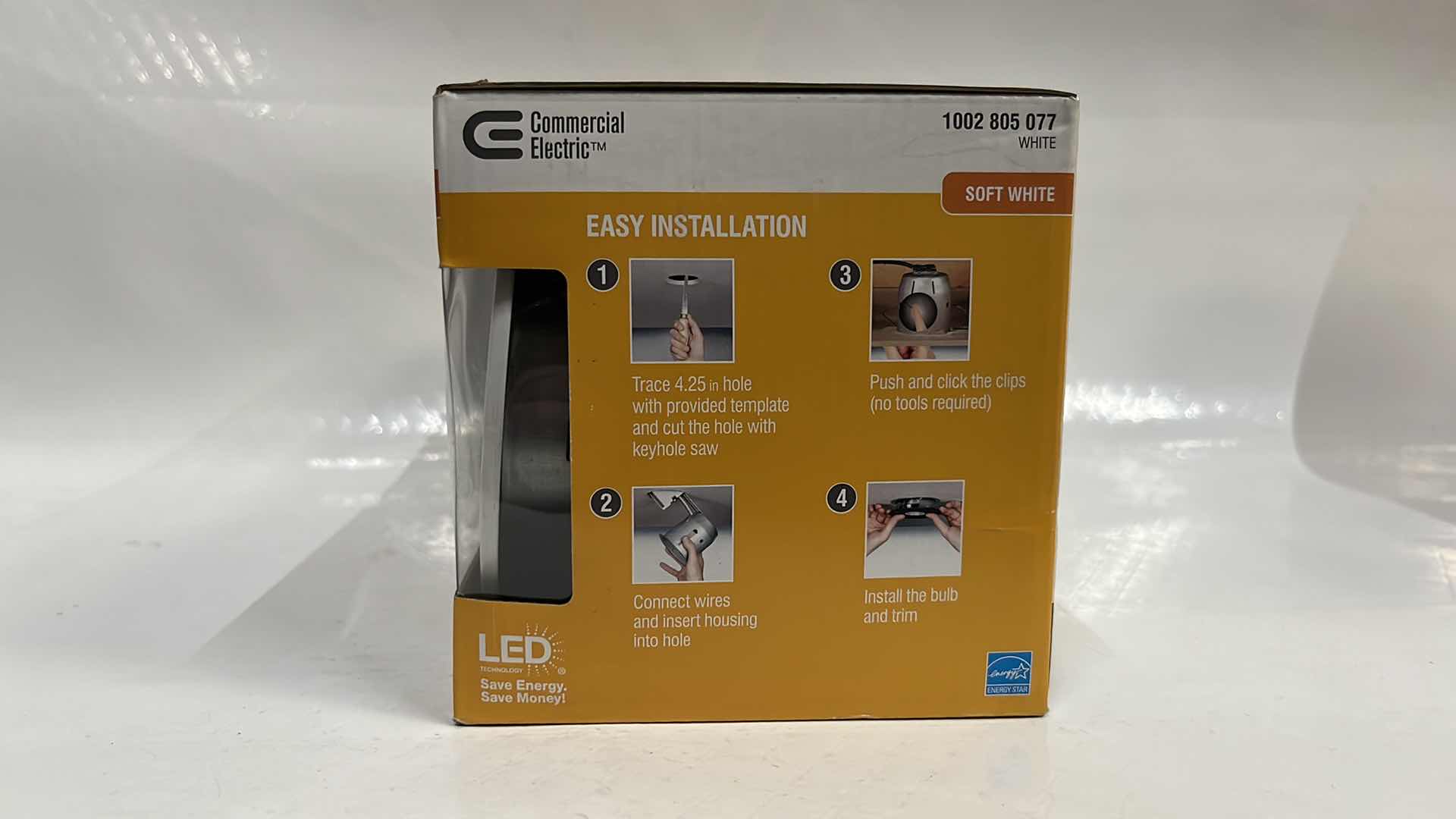 Photo 4 of NEW COMMERCIAL ELECTRIC 5” DIRECTIONAL KIT W LED BULB, SOFT WHITE (1002 805 077)