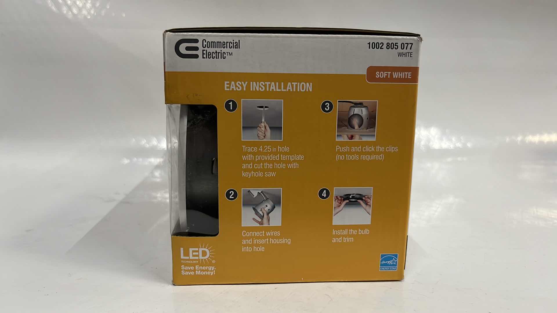 Photo 3 of NEW COMMERCIAL ELECTRIC 5” DIRECTIONAL KIT W LED BULB, SOFT WHITE (1002 805 077)