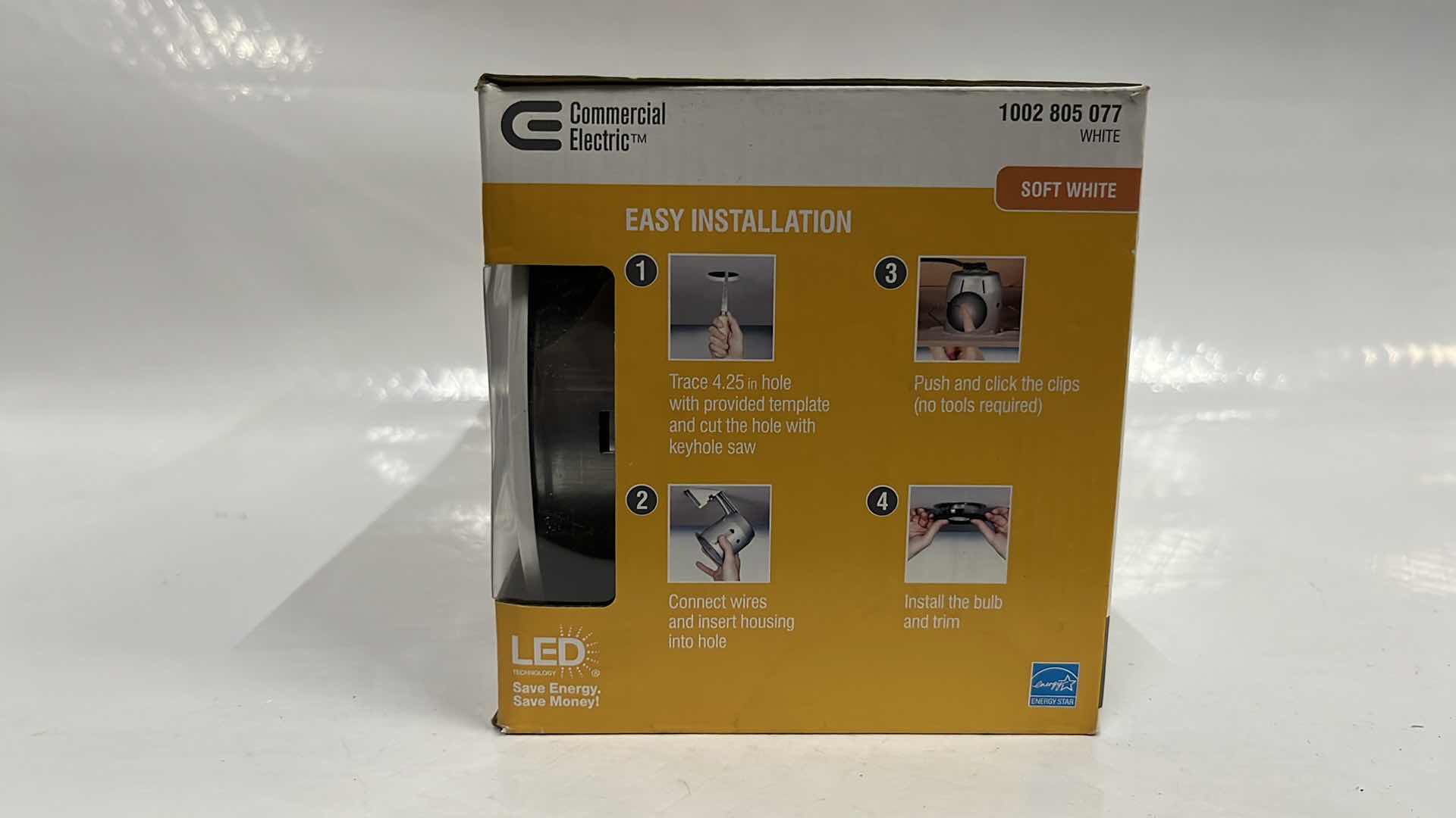 Photo 3 of NEW COMMERCIAL ELECTRIC 5” DIRECTIONAL KIT W LED BULB, SOFT WHITE (1002 805 077)