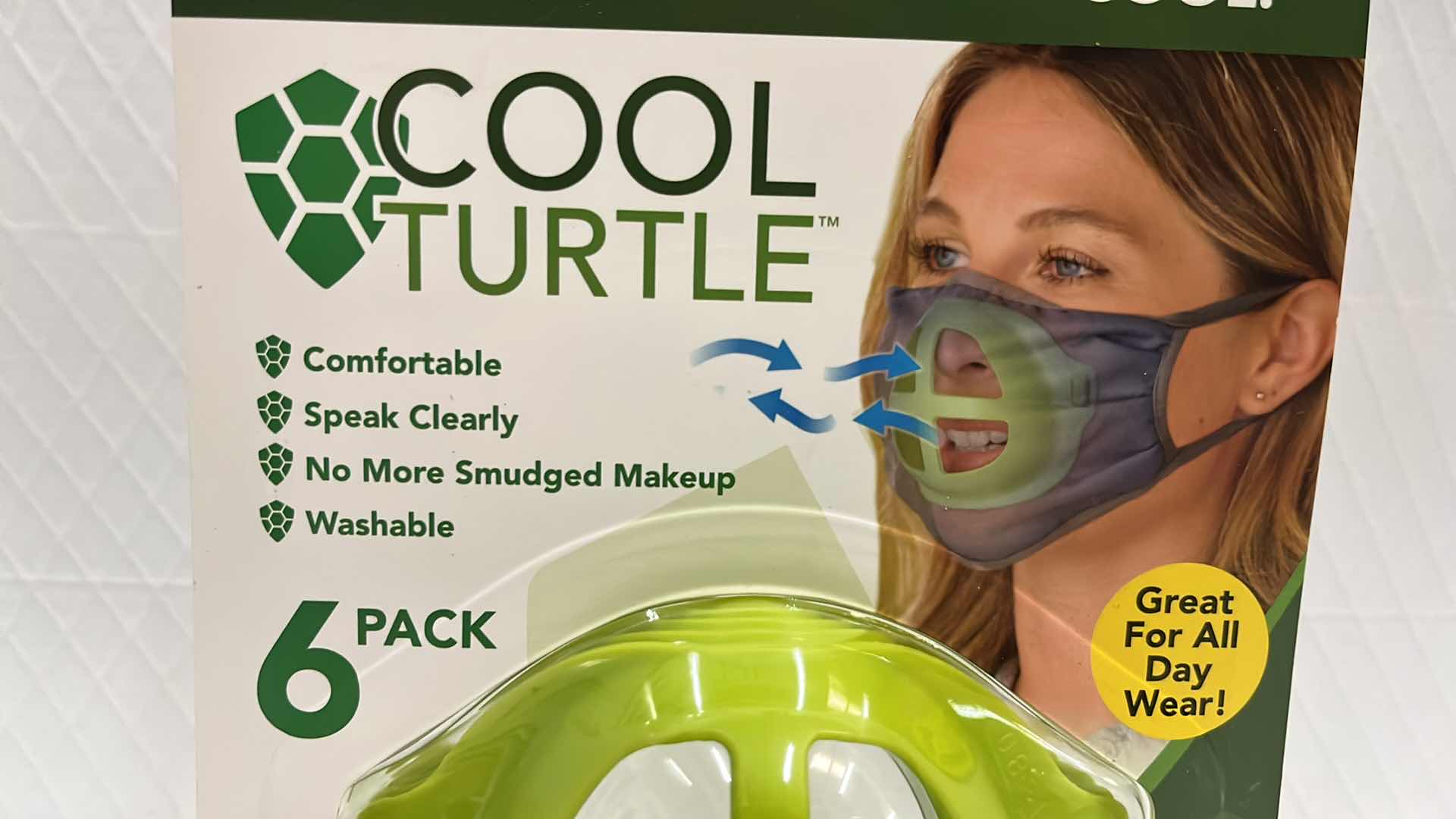 Photo 3 of 5- NEW COOL TURTLE 6-PACK NON-MEDICAL MASK ENHANCER