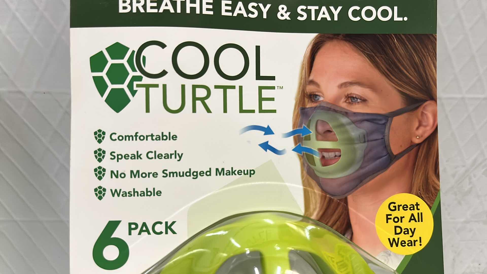 Photo 3 of 5- NEW COOL TURTLE 6-PACK NON-MEDICAL MASK ENHANCER