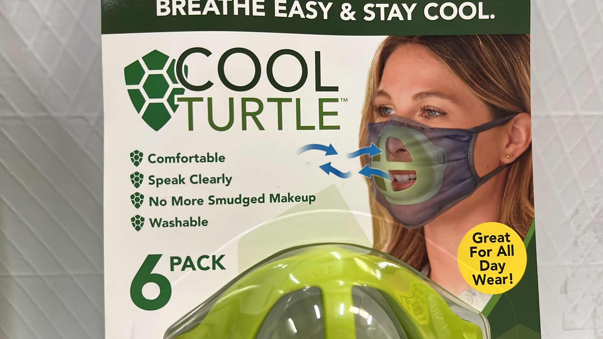 Photo 3 of 5- NEW COOL TURTLE 6-PACK NON-MEDICAL MASK ENHANCER