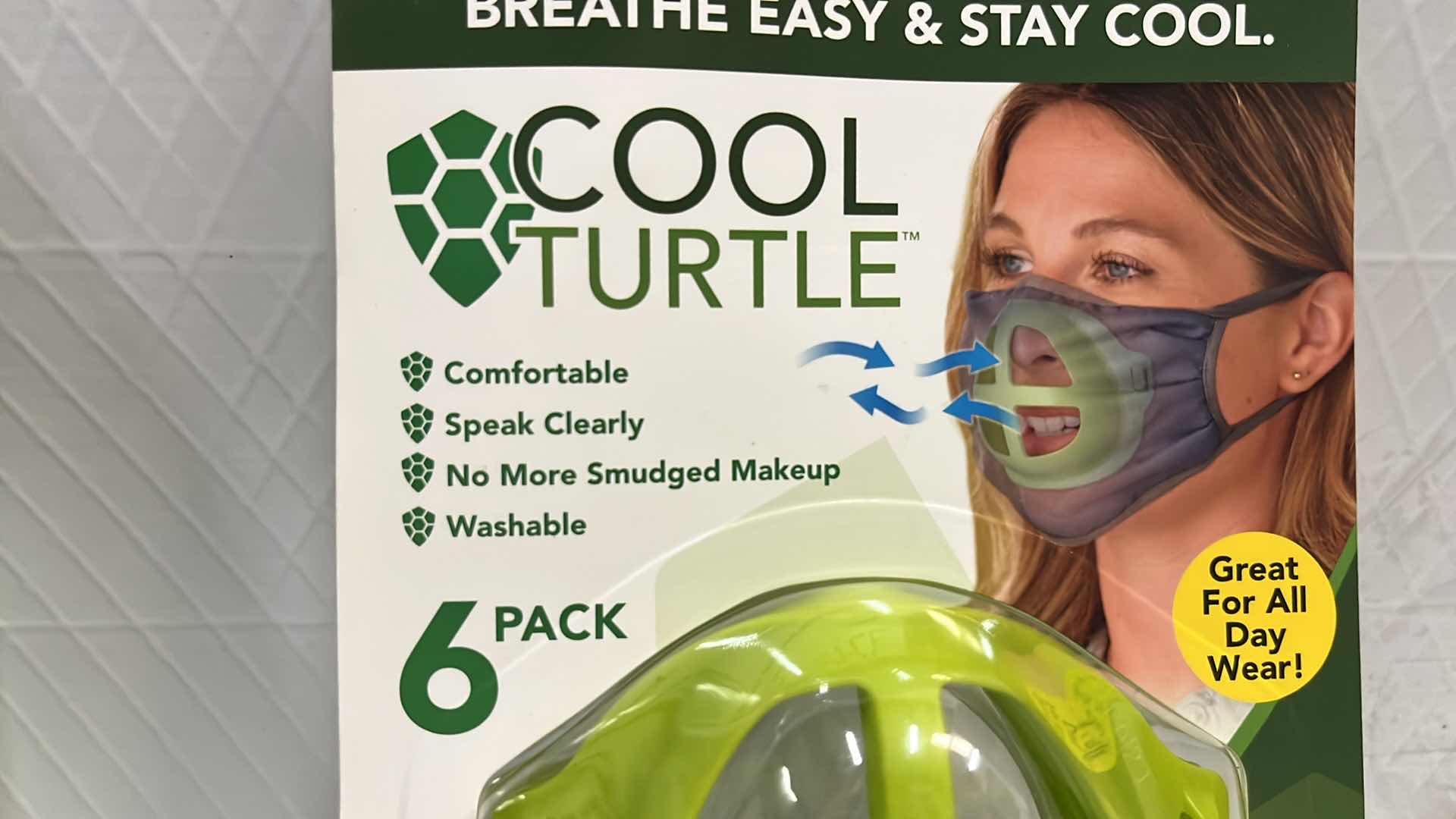 Photo 3 of 5- NEW COOL TURTLE 6-PACK NON-MEDICAL MASK ENHANCER