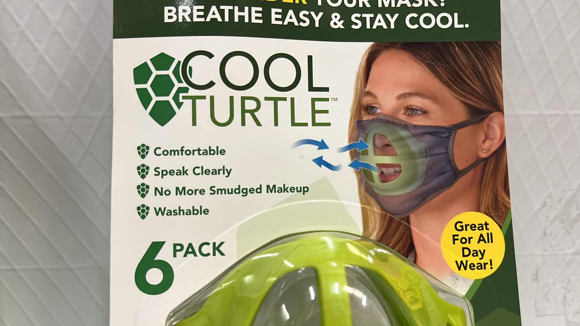 Photo 3 of 5- NEW COOL TURTLE 6-PACK NON-MEDICAL MASK ENHANCER