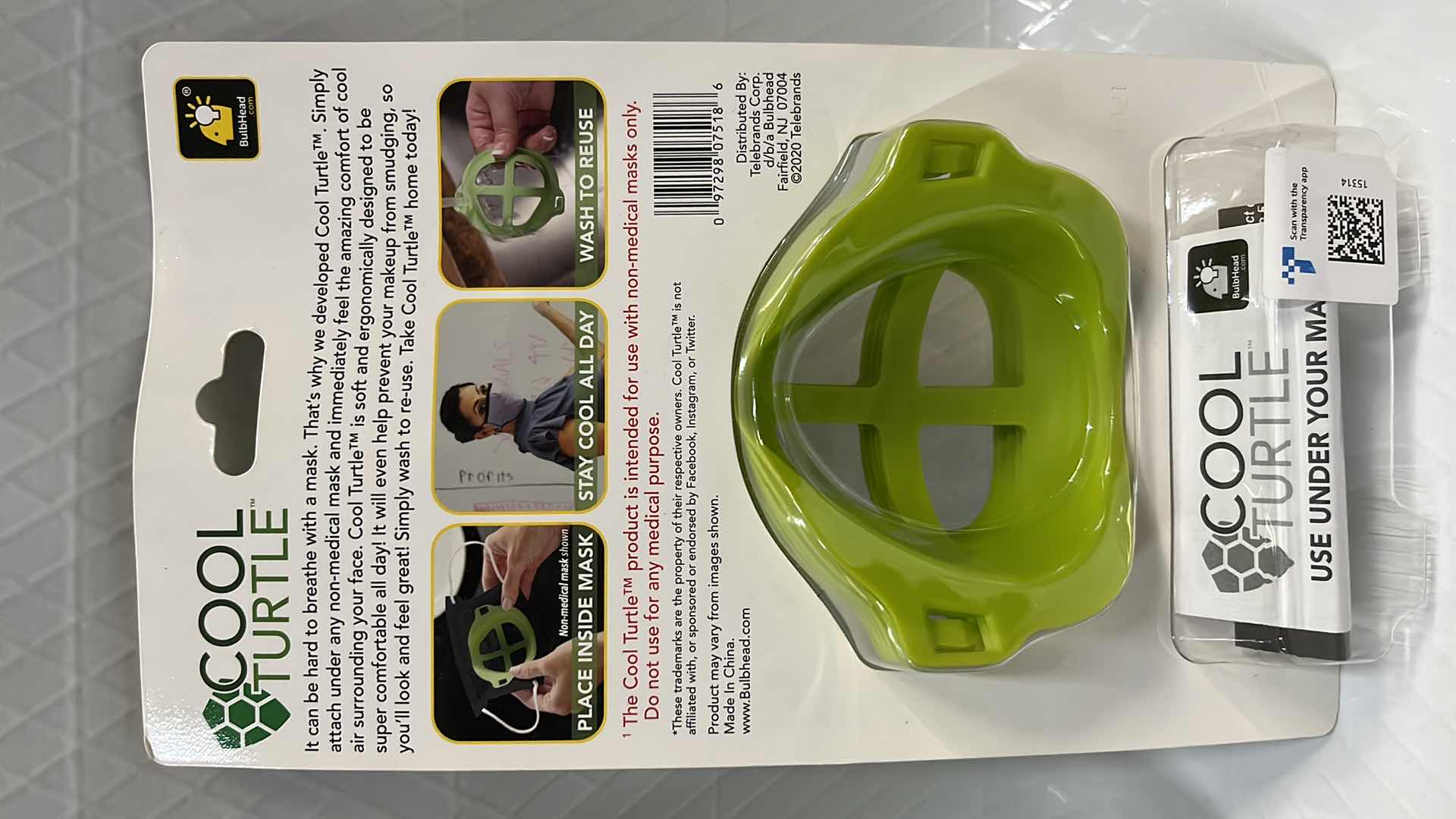 Photo 4 of 5- NEW COOL TURTLE 6-PACK NON-MEDICAL MASK ENHANCER