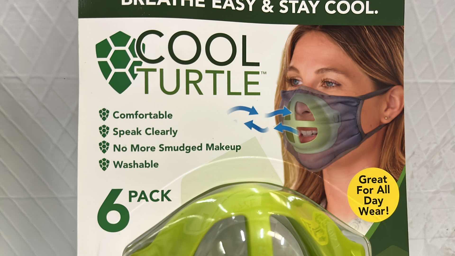 Photo 3 of 5- NEW COOL TURTLE 6-PACK NON-MEDICAL MASK ENHANCER