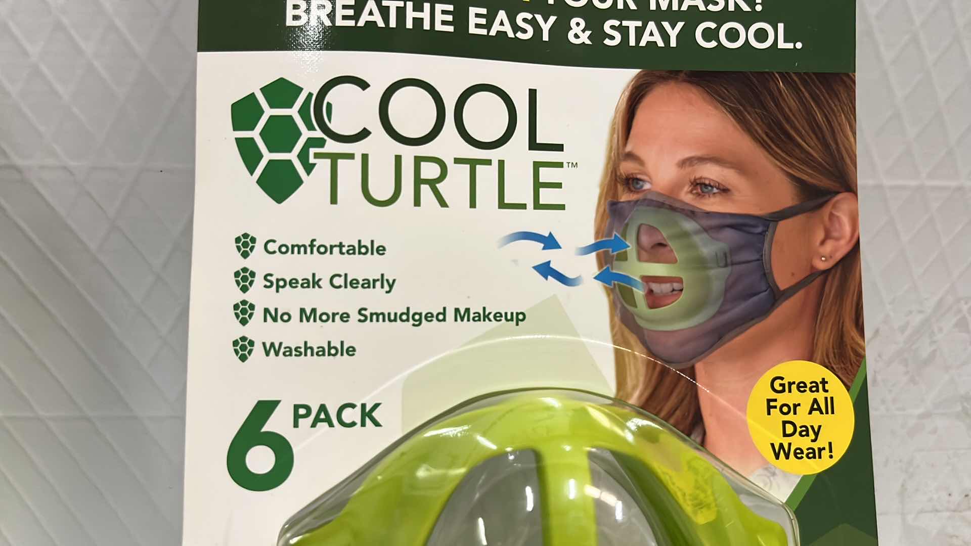 Photo 3 of 5- NEW COOL TURTLE 6-PACK NON-MEDICAL MASK ENHANCER