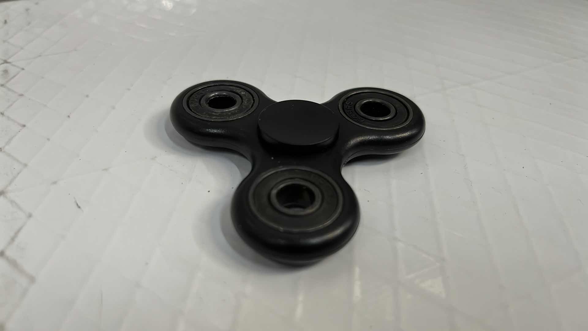 Photo 2 of 10- BLACK FIDGET SPINNER TOY, STRESS TOOL FINGER BALANCE FUN