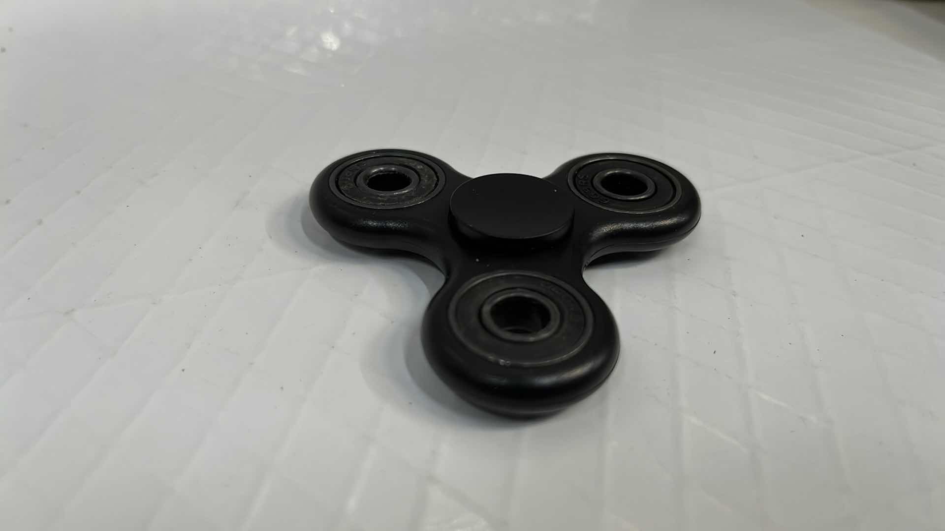 Photo 2 of 10- BLACK FIDGET SPINNER TOY, STRESS TOOL FINGER BALANCE FUN