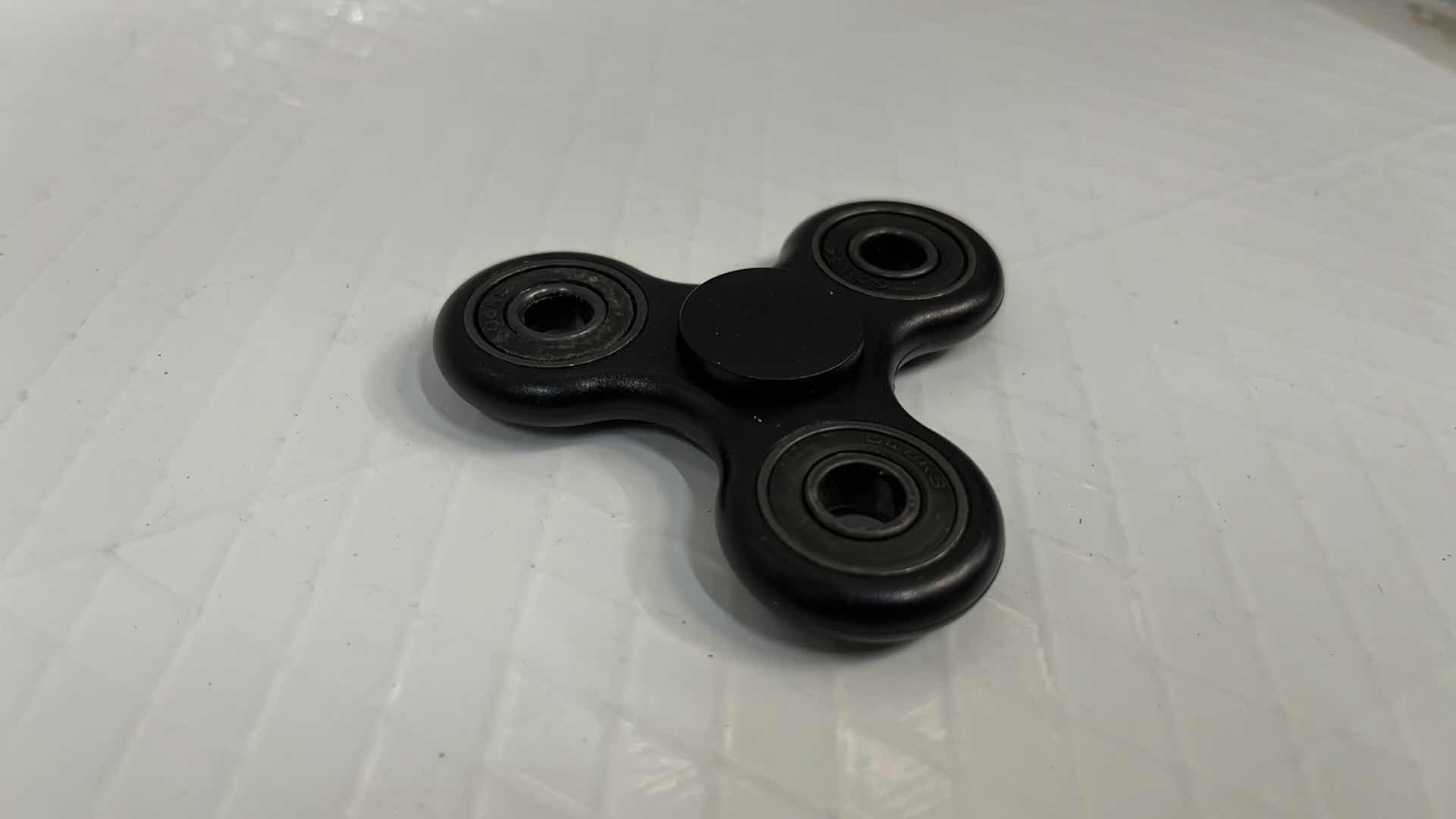 Photo 2 of 10- BLACK FIDGET SPINNER TOY, STRESS TOOL FINGER BALANCE FUN