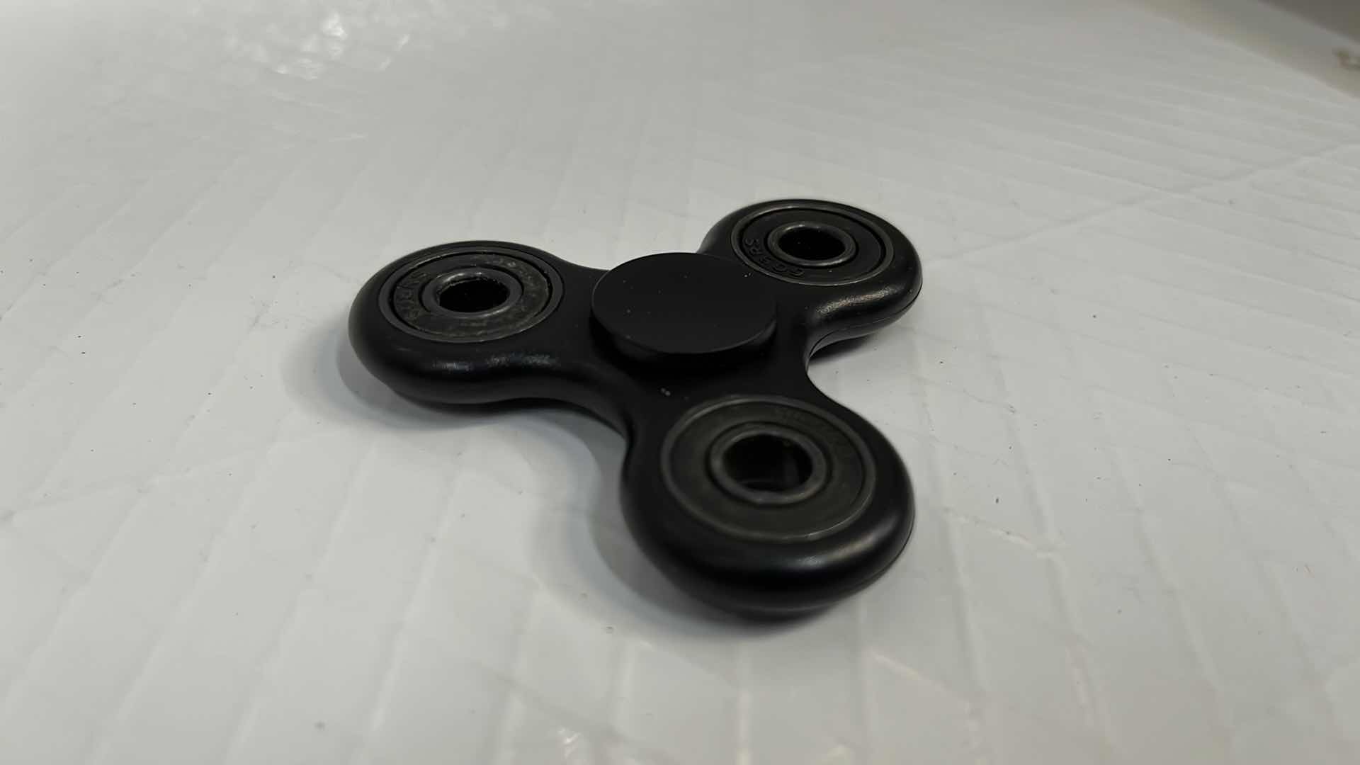 Photo 2 of 10- BLACK FIDGET SPINNER TOY, STRESS TOOL FINGER BALANCE FUN