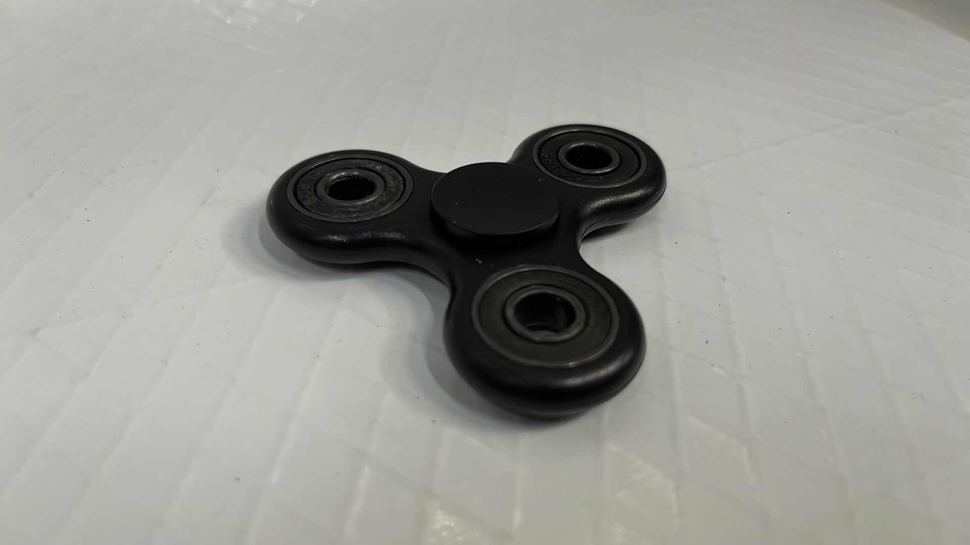 Photo 2 of 10- BLACK FIDGET SPINNER TOY, STRESS TOOL FINGER BALANCE FUN