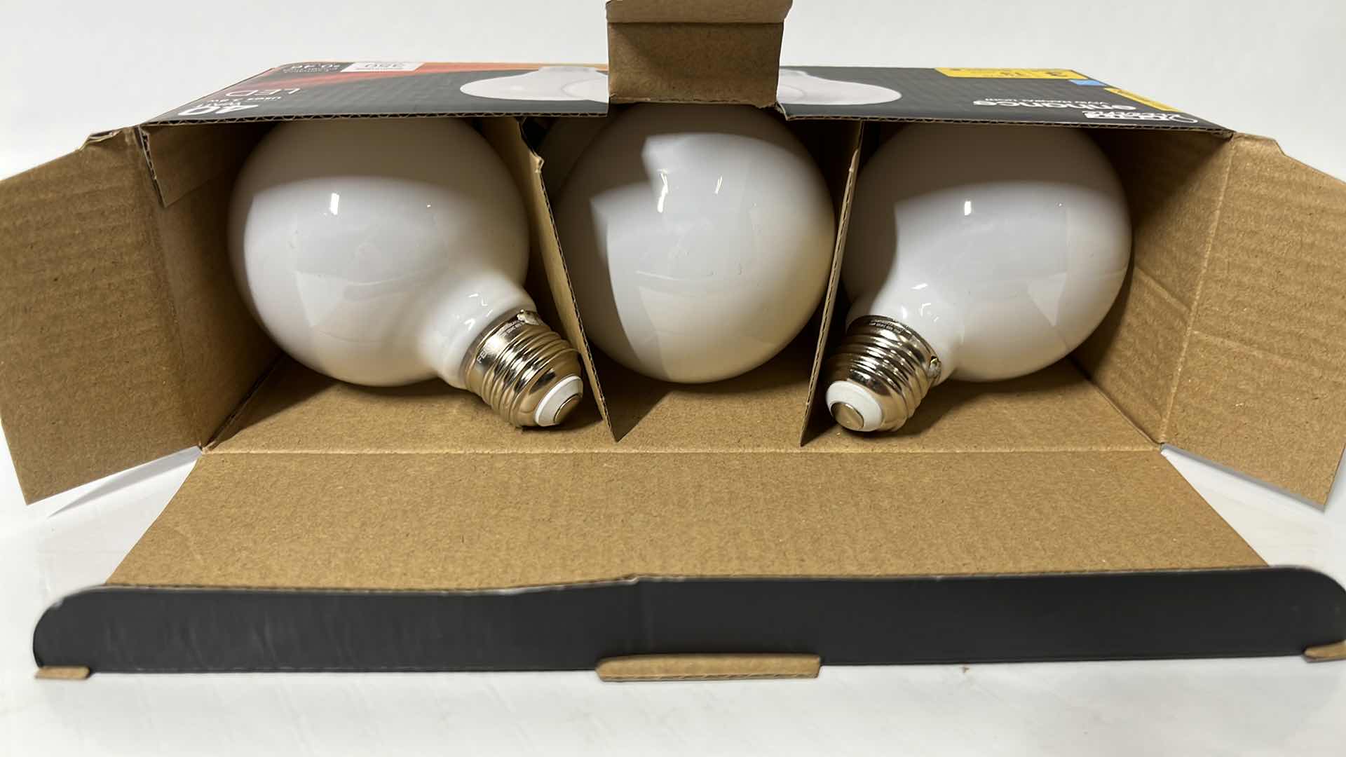 Photo 7 of 4- NEW FEIT ELECTRIC 40 WATT G25 LED DIMMABLE FILAMENT BULBS, BRIGHT WHITE 3000K, 3-PACK (G2540W930CA/FIL/3)
