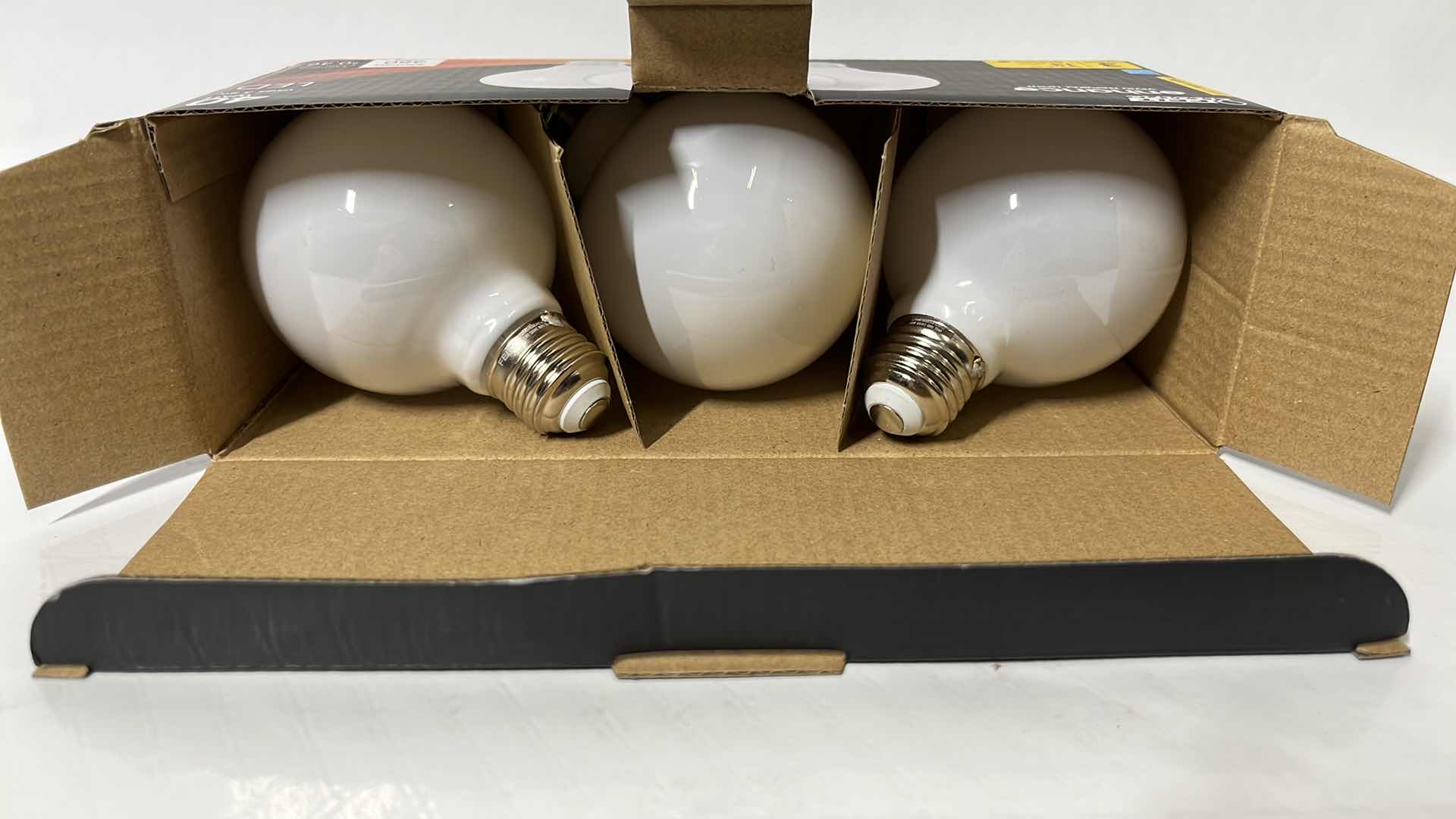 Photo 7 of 4- NEW FEIT ELECTRIC 40 WATT G25 LED DIMMABLE FILAMENT BULBS, BRIGHT WHITE 3000K, 3-PACK (G2540W930CA/FIL/3)