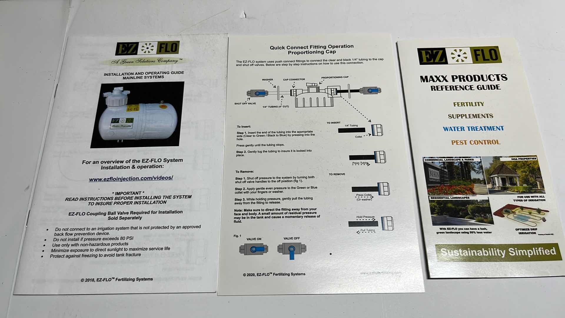 Photo 2 of NEW EZ-FLO 2.5 GALLON MAIN LINE DISPENSING SYSTEM STANDARD CAPACITY FERTILIZER INJECTOR #EZOO3CX