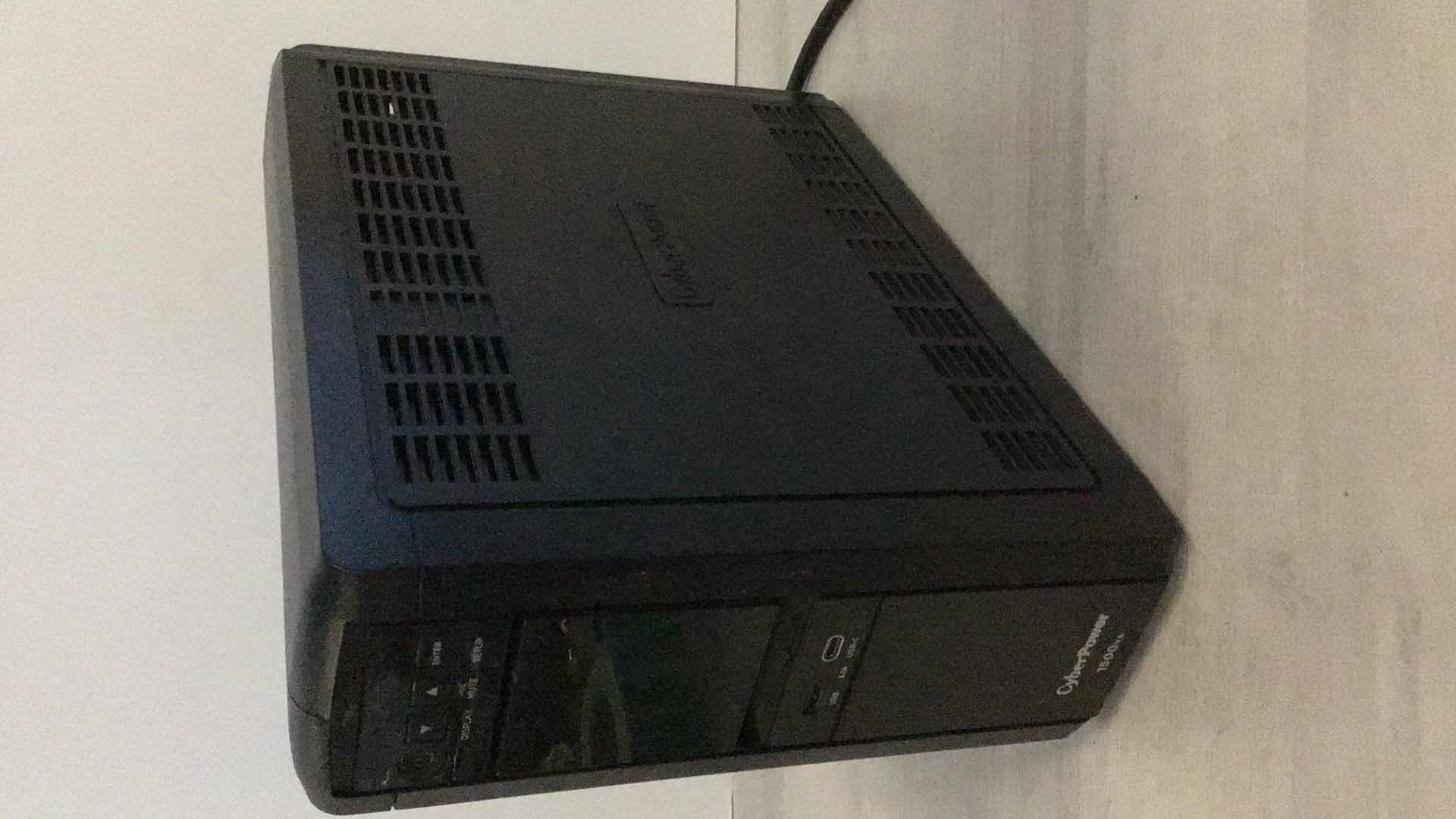 Photo 1 of CYBERPOWER PFC SINEWAVE UPS SYSTEM 1500VA/1000W 12 OUTLET MODEL CP1500PFCLCD