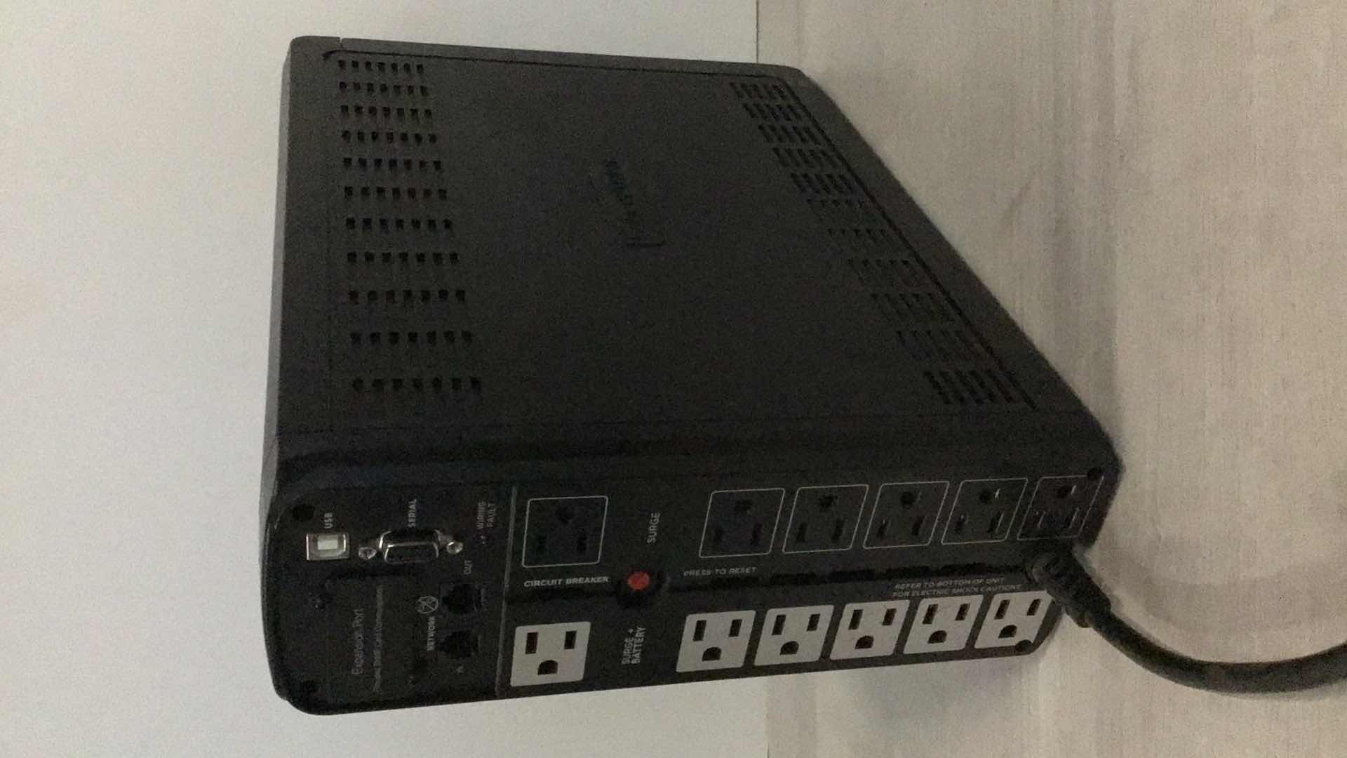 Photo 2 of CYBERPOWER PFC SINEWAVE UPS SYSTEM 1500VA/1000W 12 OUTLET MODEL CP1500PFCLCD
