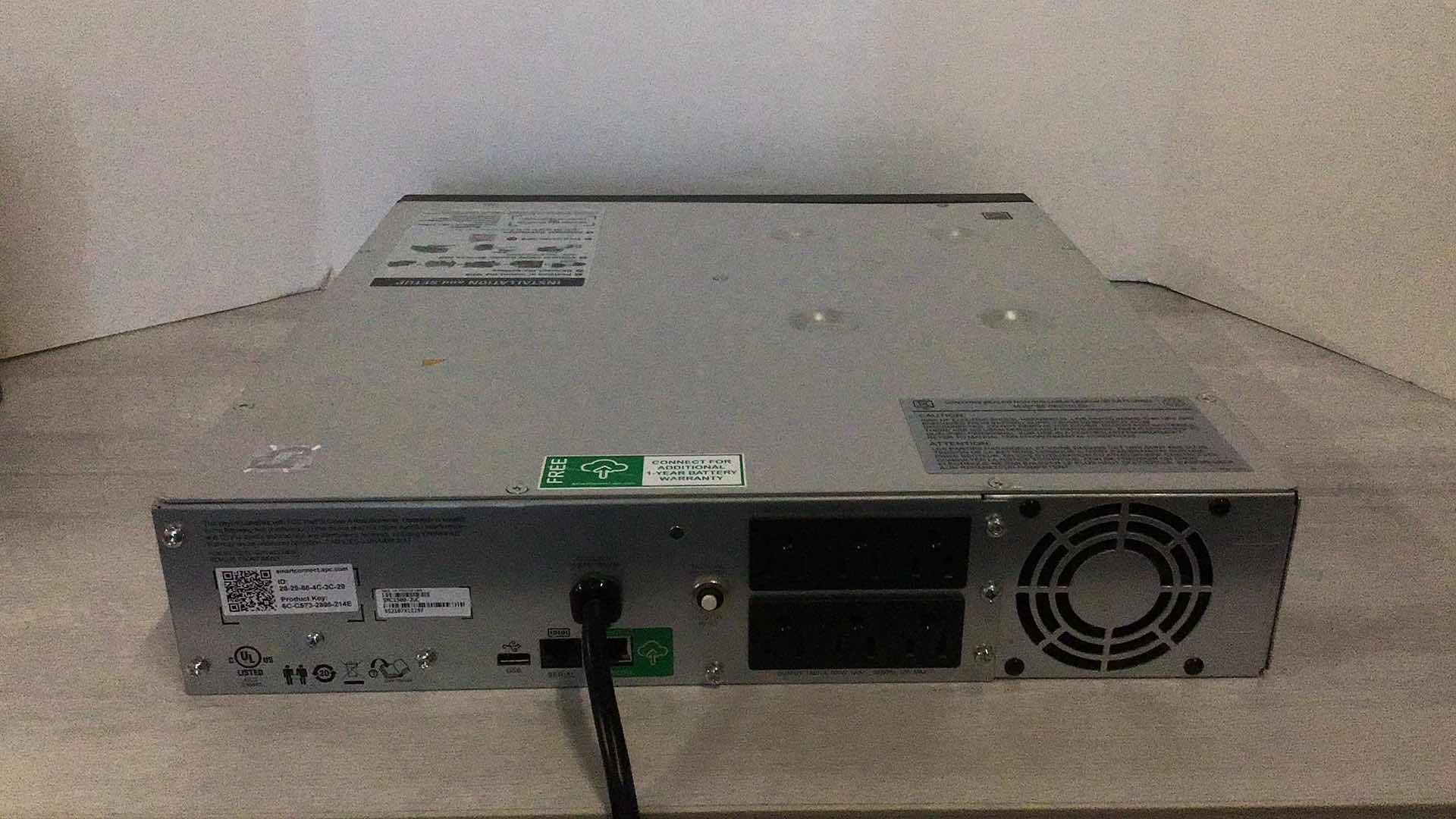 Photo 2 of APC SMART-UPS C1500 BACKUP BATTERY POWER SUPPLY SMC1500-2UCAPC SMART-UPS C1500 BACKUP BATTERY POWER SUPPLY MODEL SMC1500-2UC