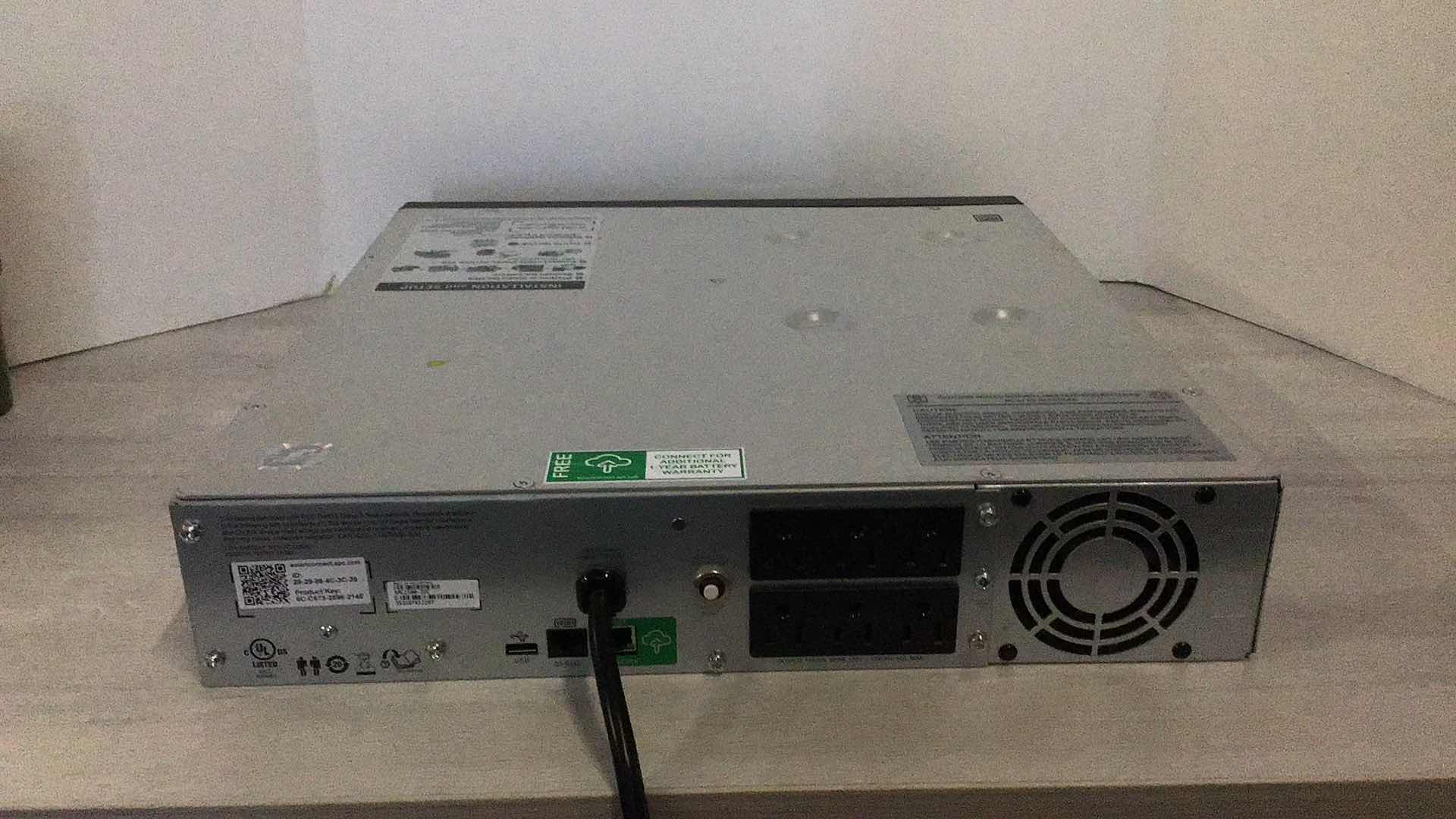 Photo 2 of APC SMART-UPS C1500 BACKUP BATTERY POWER SUPPLY MODEL SMC1500-2UC