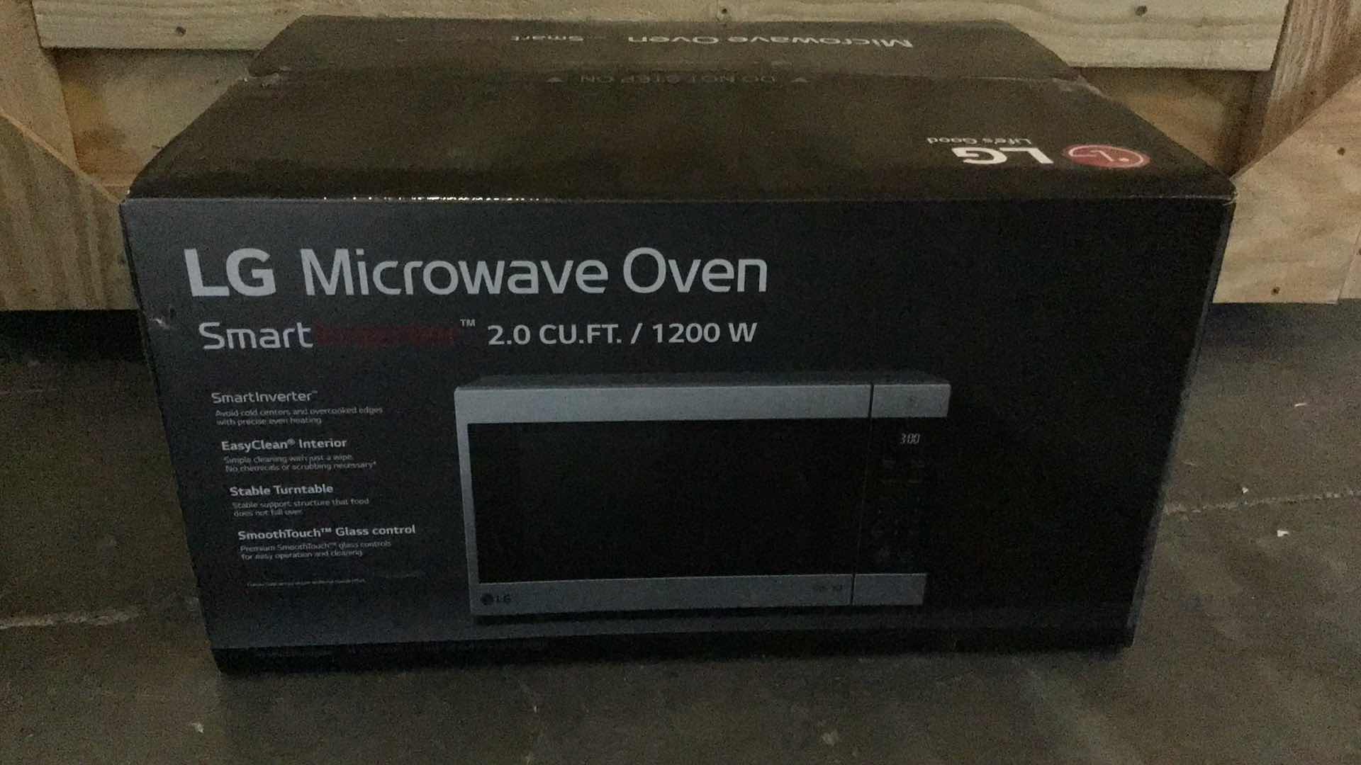 Photo 1 of NEW LG MICROWAVE OVEN SMART INVERTER 2.0 CU FT 1200W